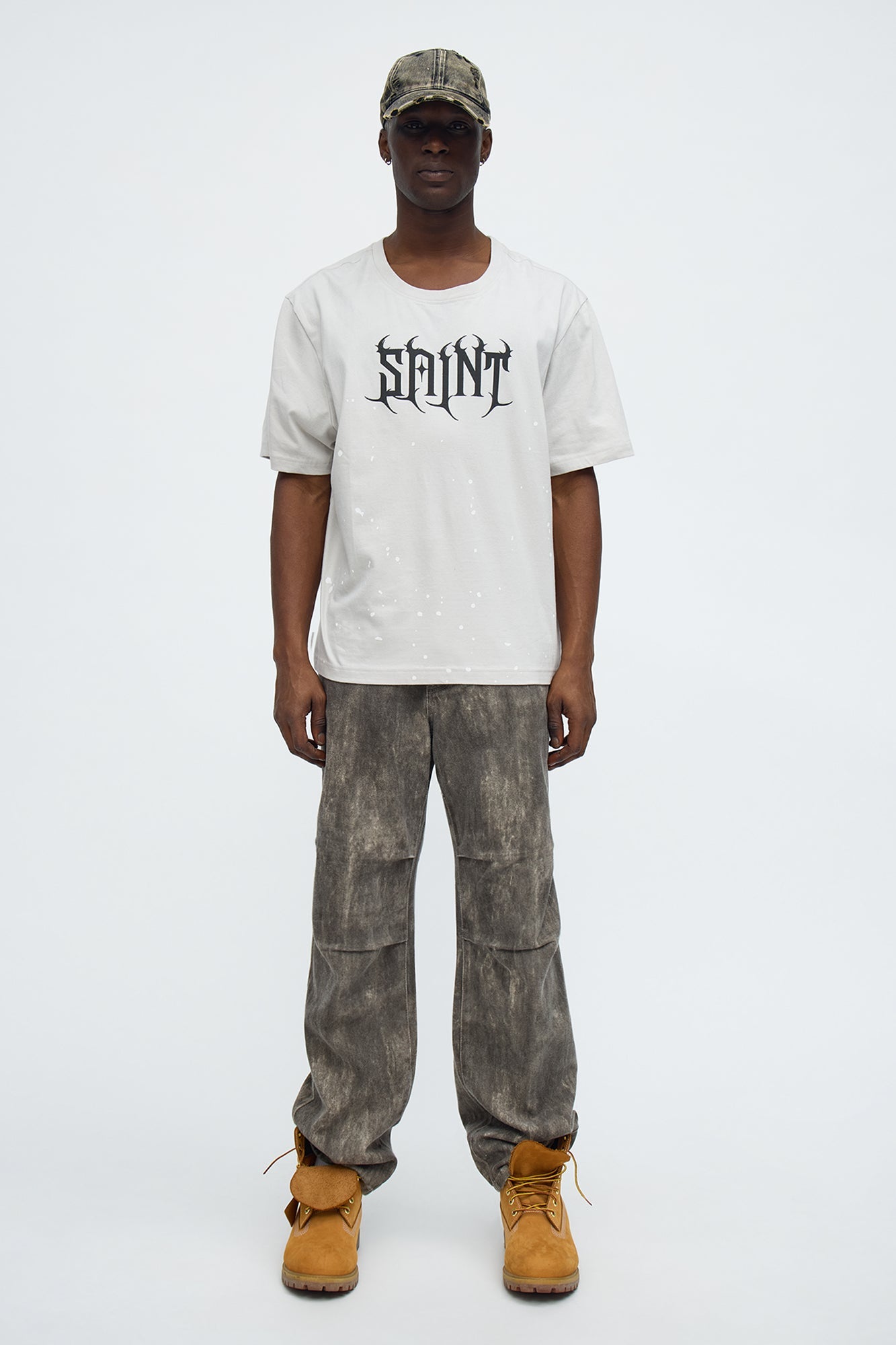 Welcomed Saints Short Sleeve Tee - White