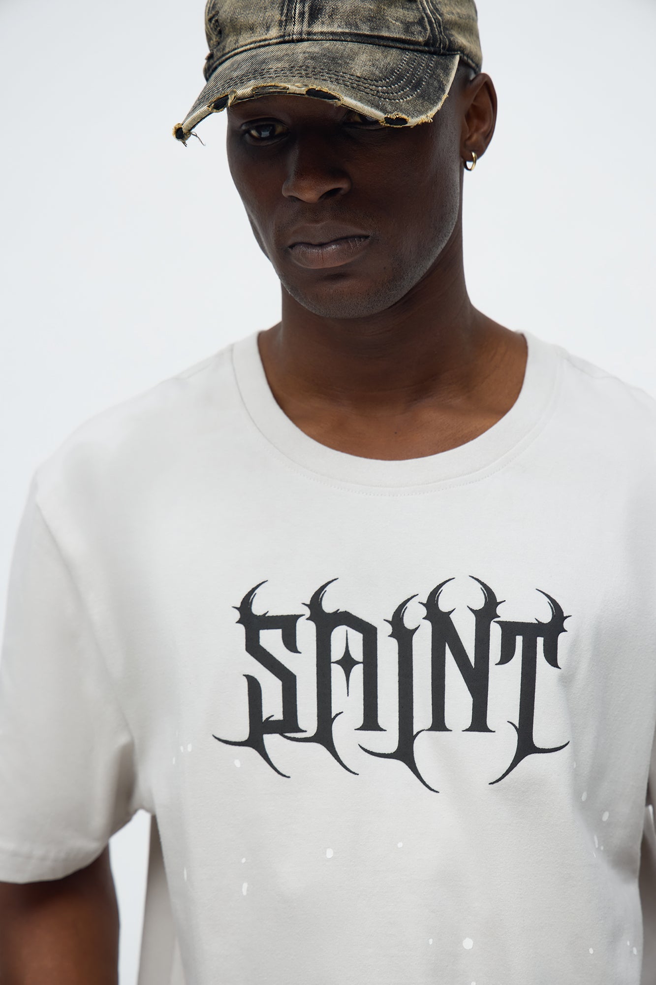Welcomed Saints Short Sleeve Tee - White