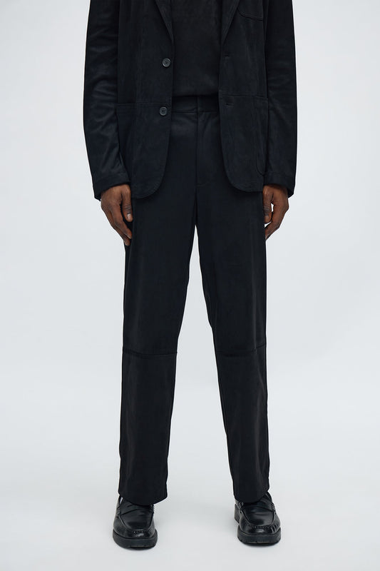 Old Money Suede New Classic Blazer - Black