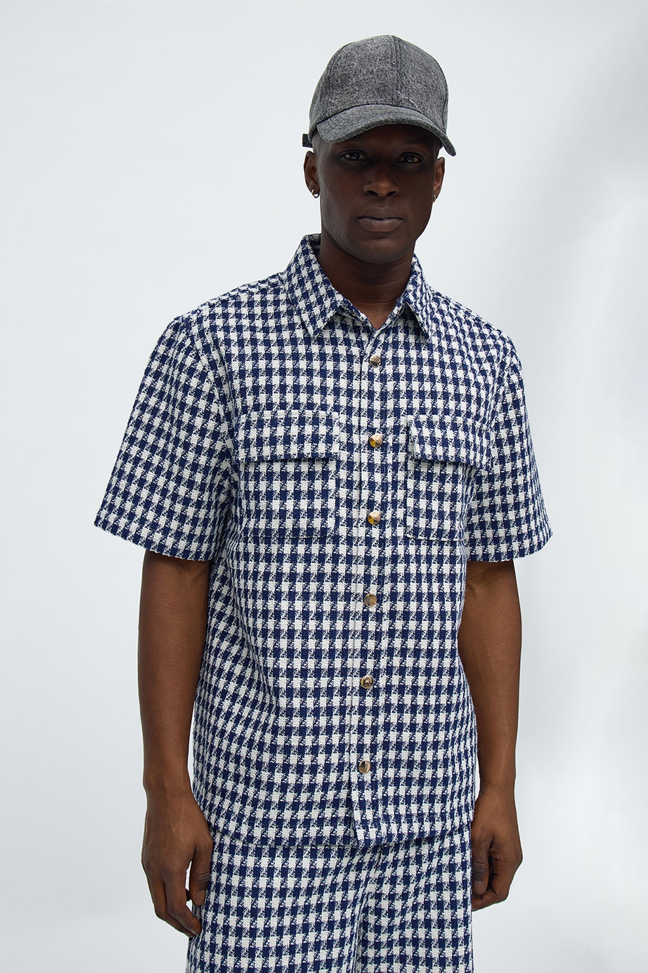 Ludlow Checkered Button Up Shirt - Blue