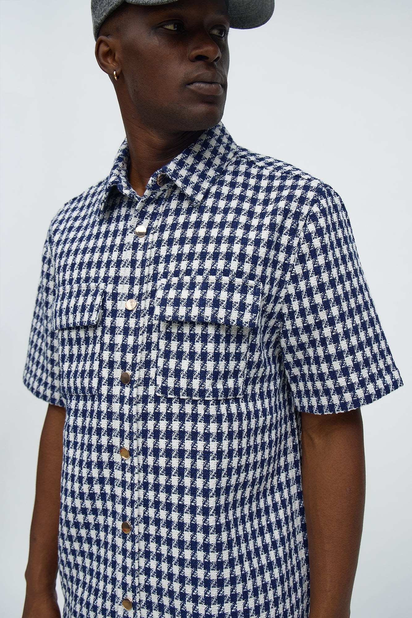 Ludlow Checkered Button Up Shirt - Blue