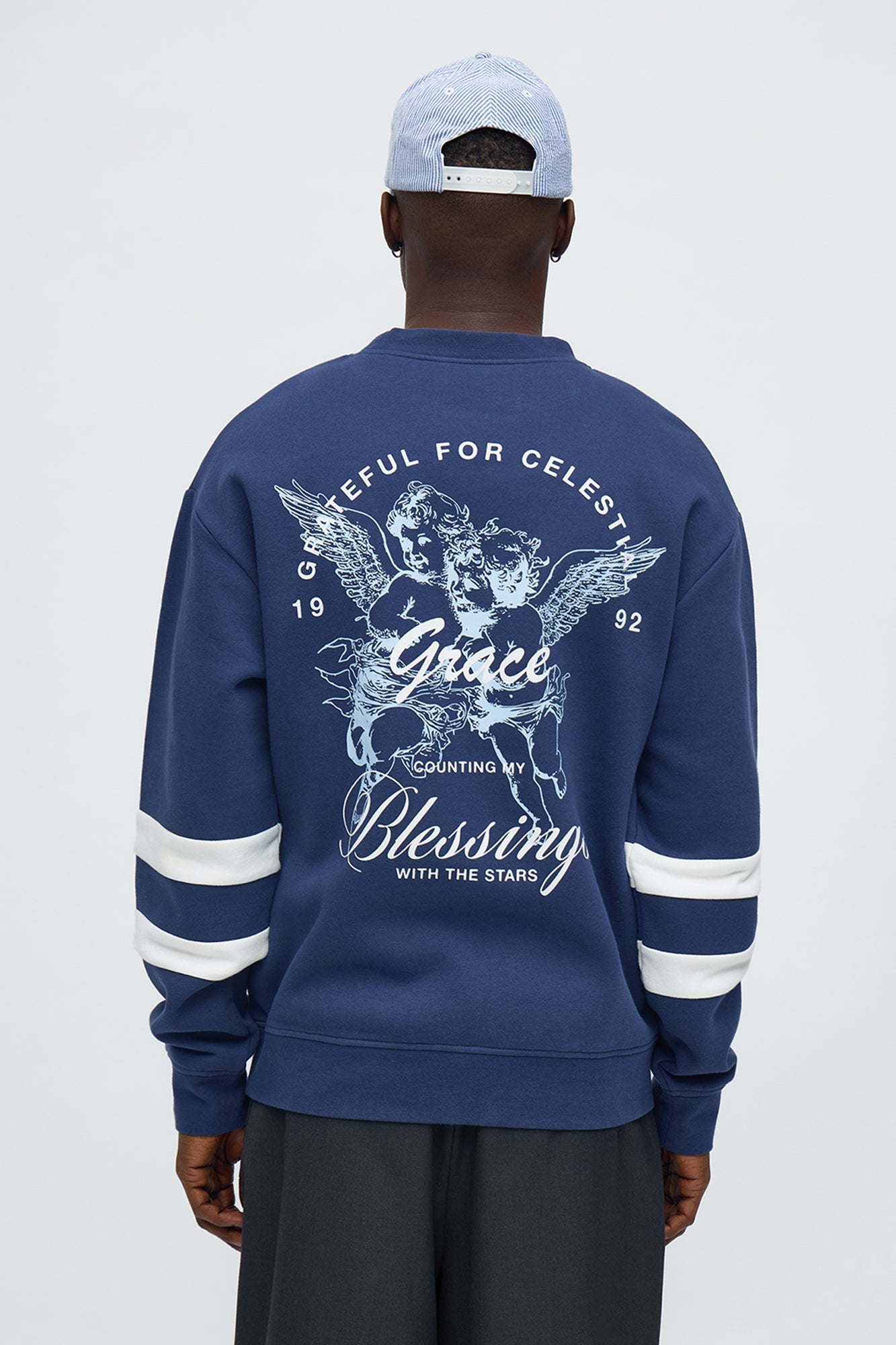 Give Angel Grace Sweatshirt - Navy