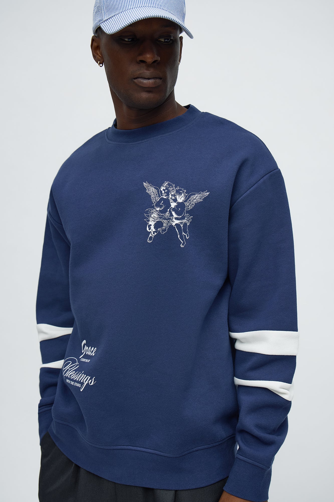 Give Angel Grace Sweatshirt - Navy