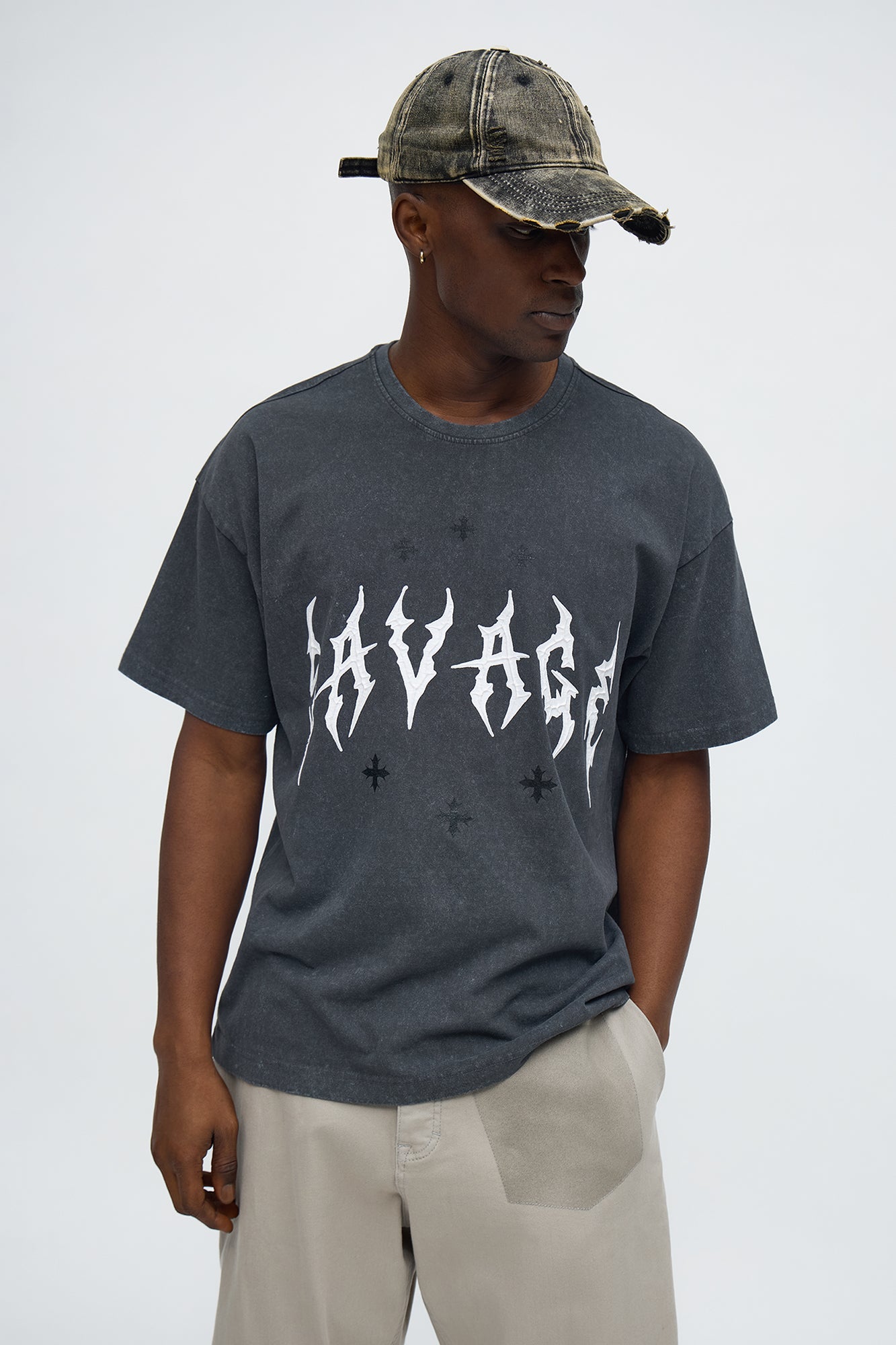 Savage Era Short Sleeve Tee - Grey