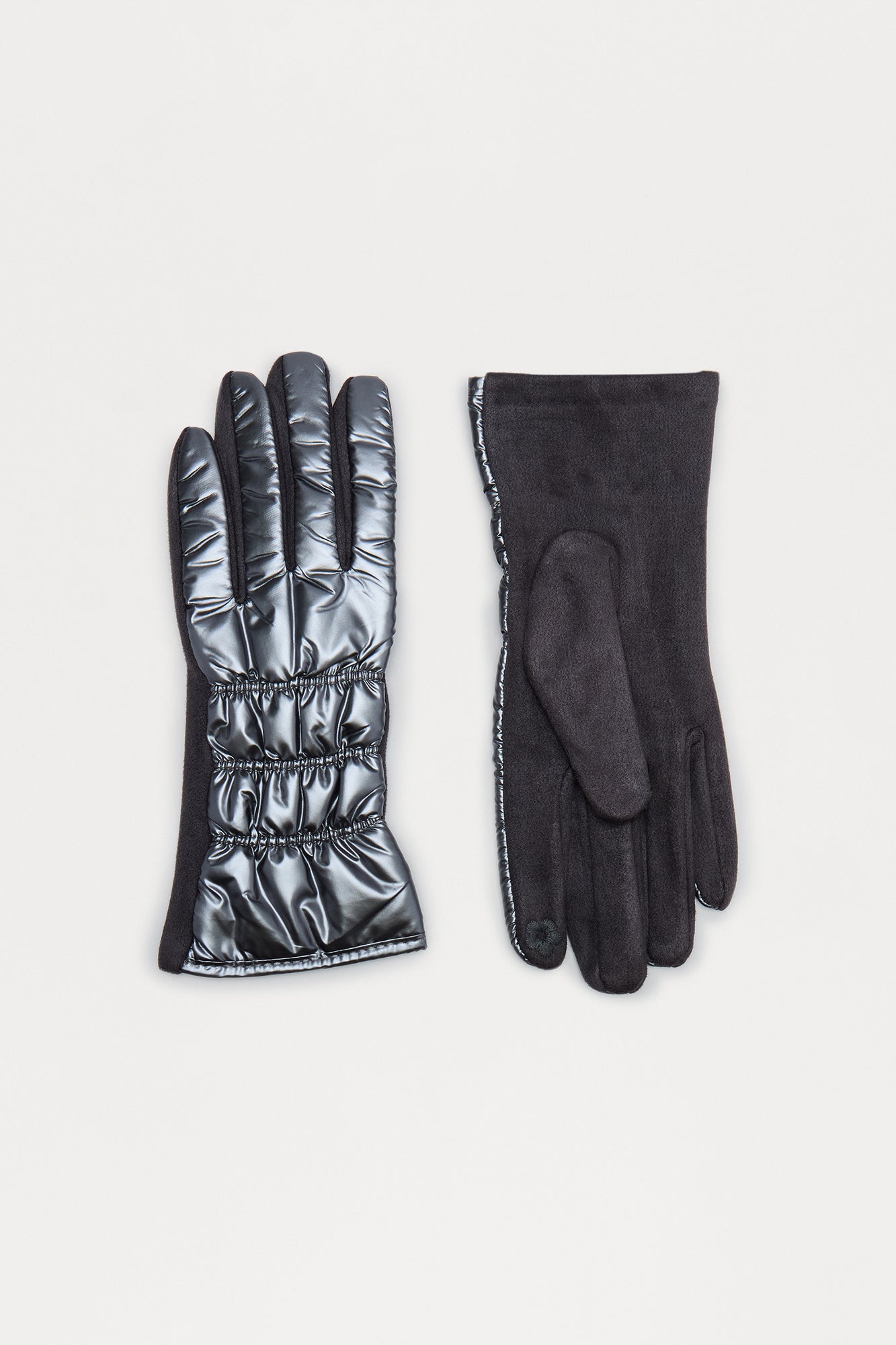 I Ski You Gloves - Gunmetal