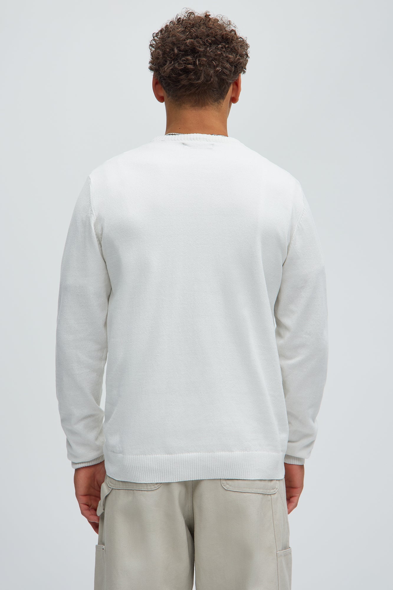 Cozy and Cool Crewneck Sweater - Off White