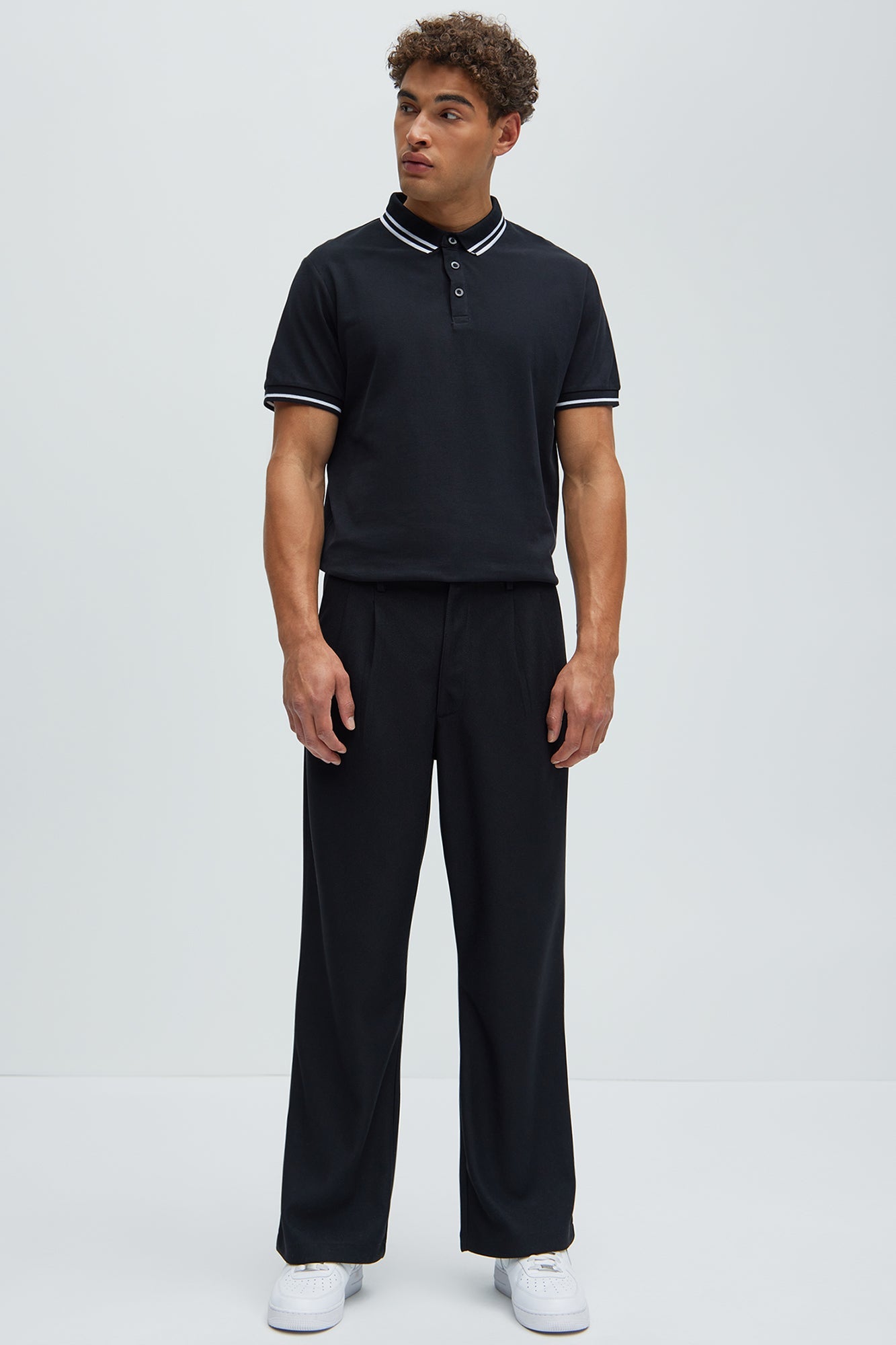 Wilson Short Sleeve Polo - Black