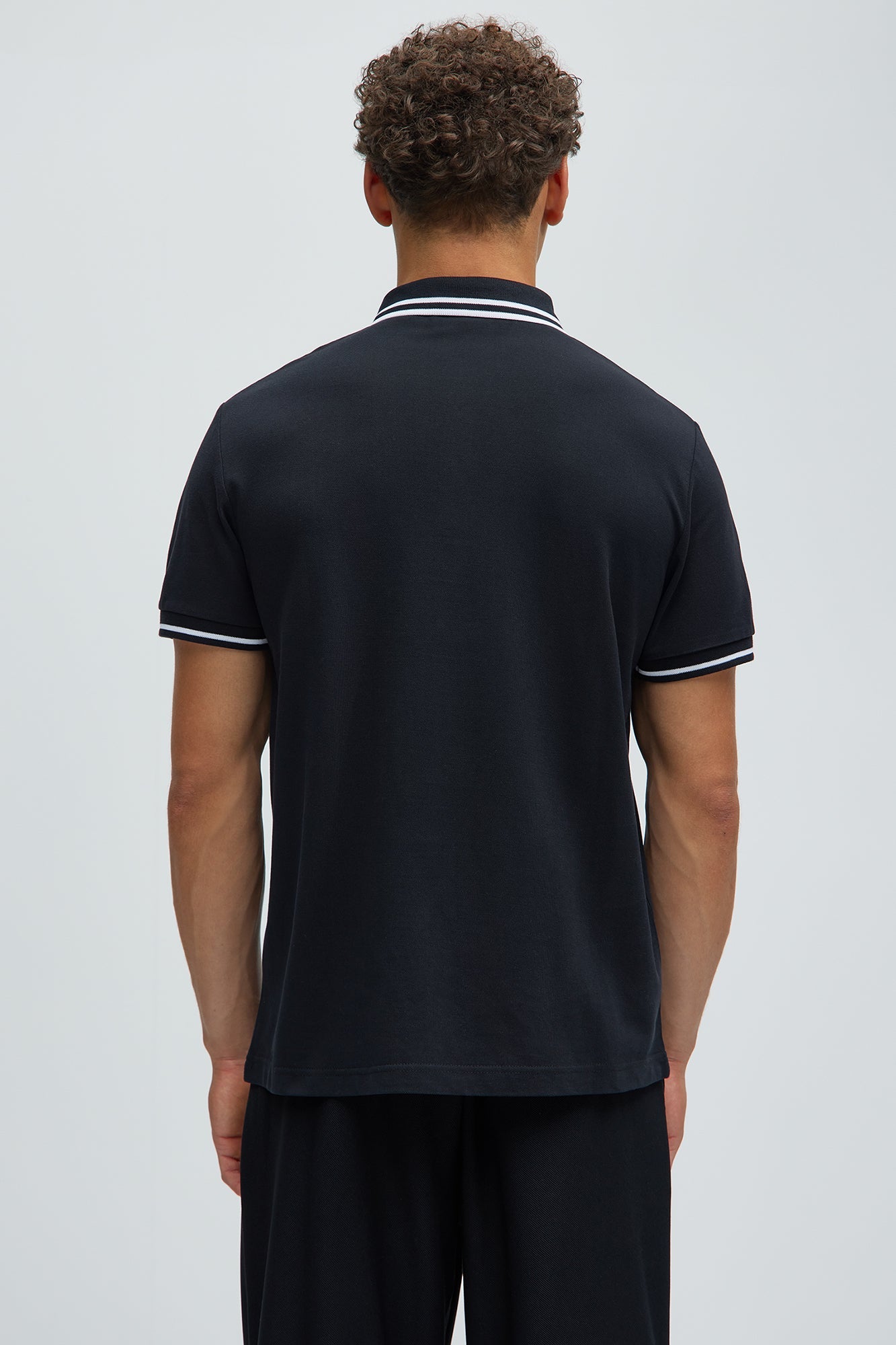 Wilson Short Sleeve Polo - Black