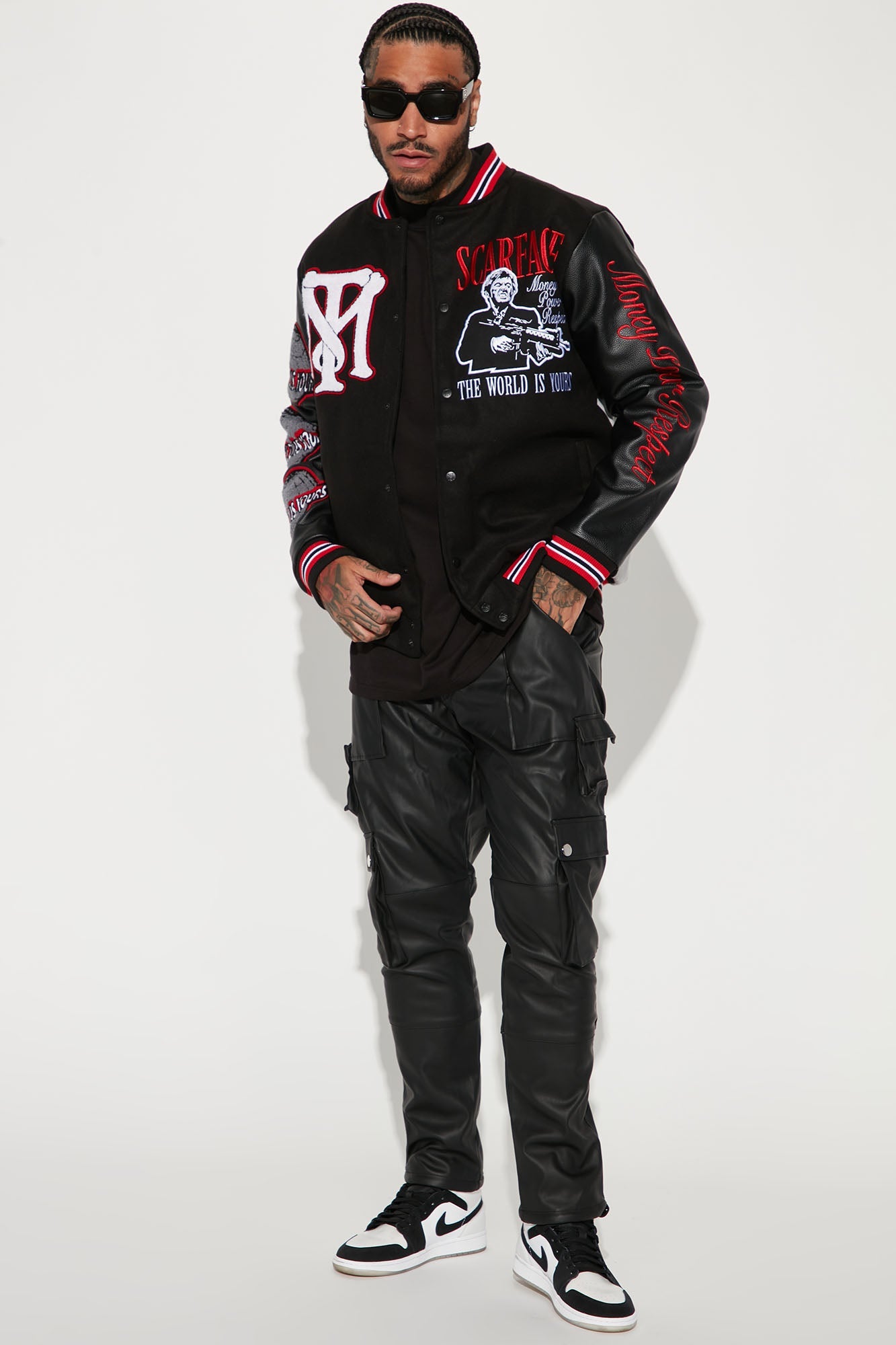 Scarface Varsity Jacket - Black