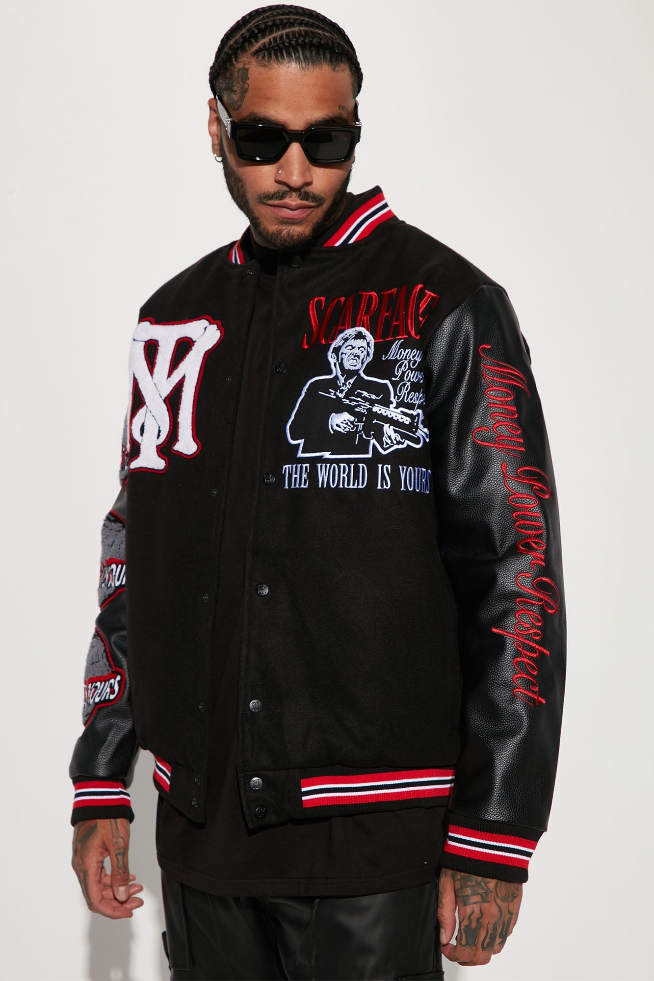 Scarface Varsity Jacket - Black