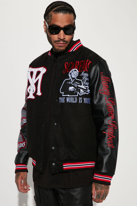 Scarface Varsity Jacket - Black