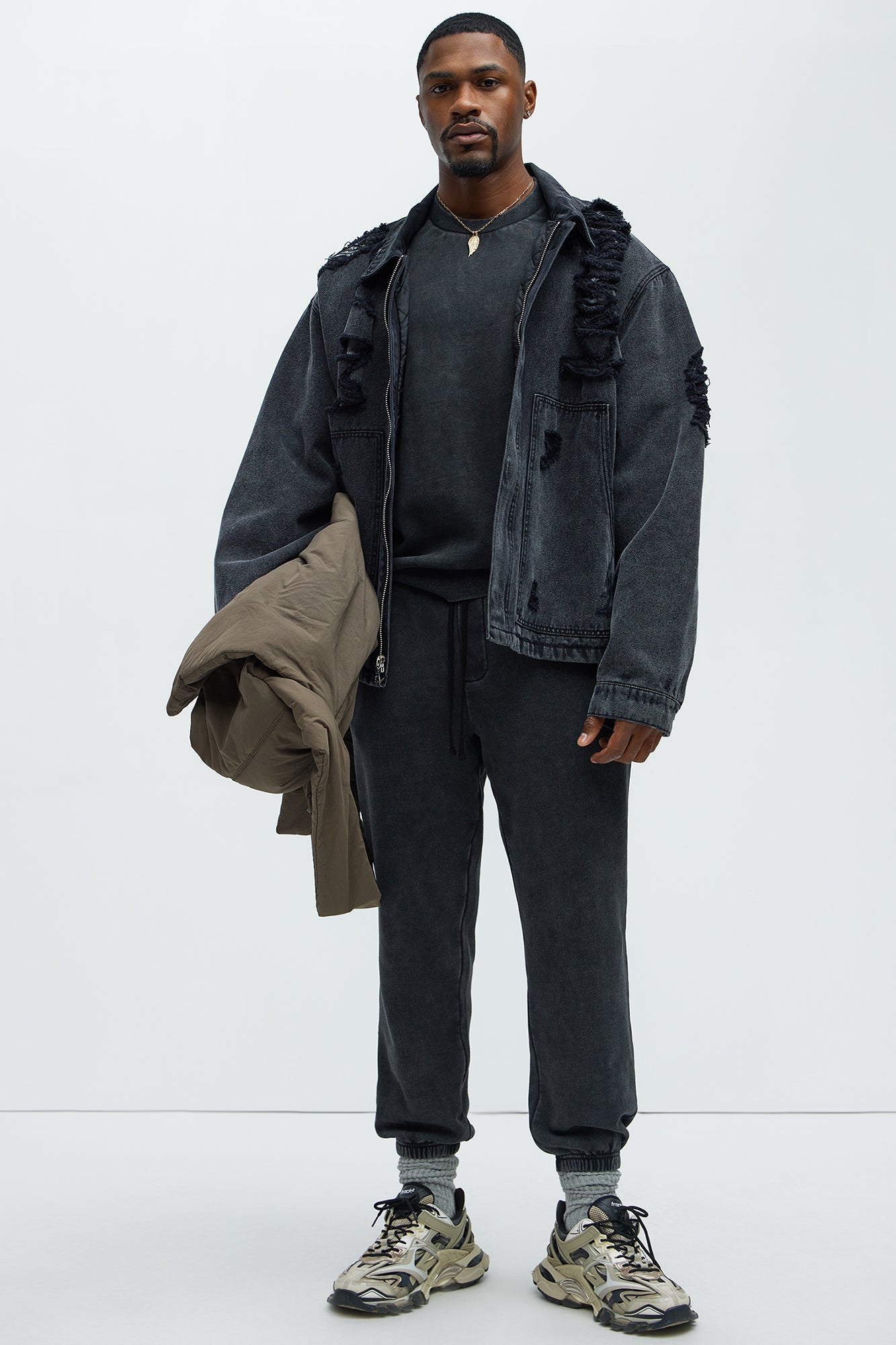 Tyson Heavy Wash Jogger - Black Wash