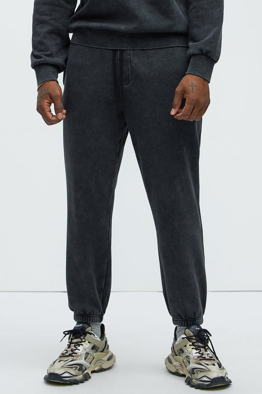 Tyson Heavy Wash Jogger - Black Wash