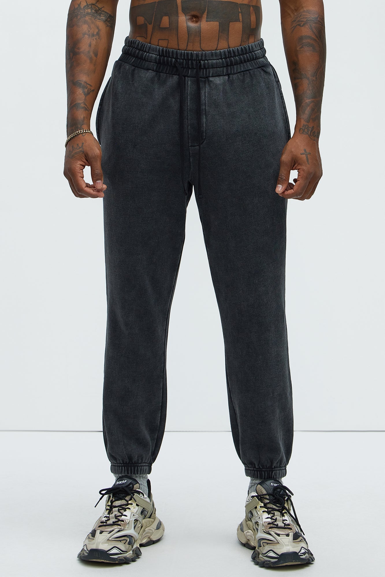 Tyson Heavy Wash Jogger - Black Wash