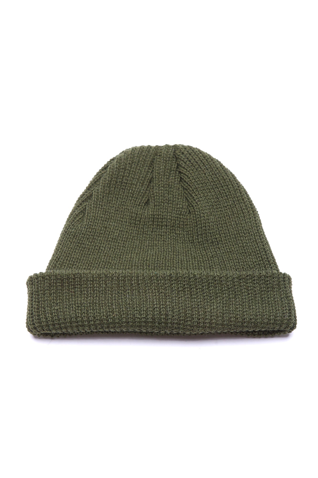 Ribbed Beanie - Olive