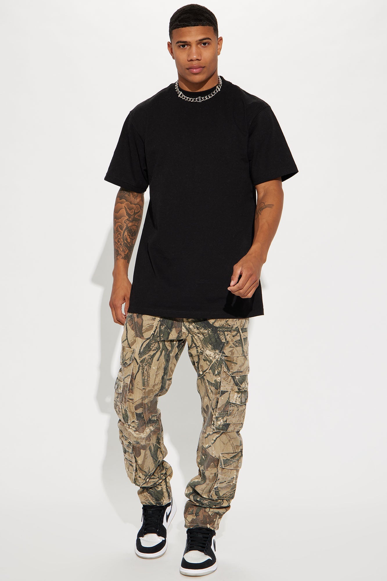 Never Too Many Pockets Cargo Slim Jeans - Camouflage