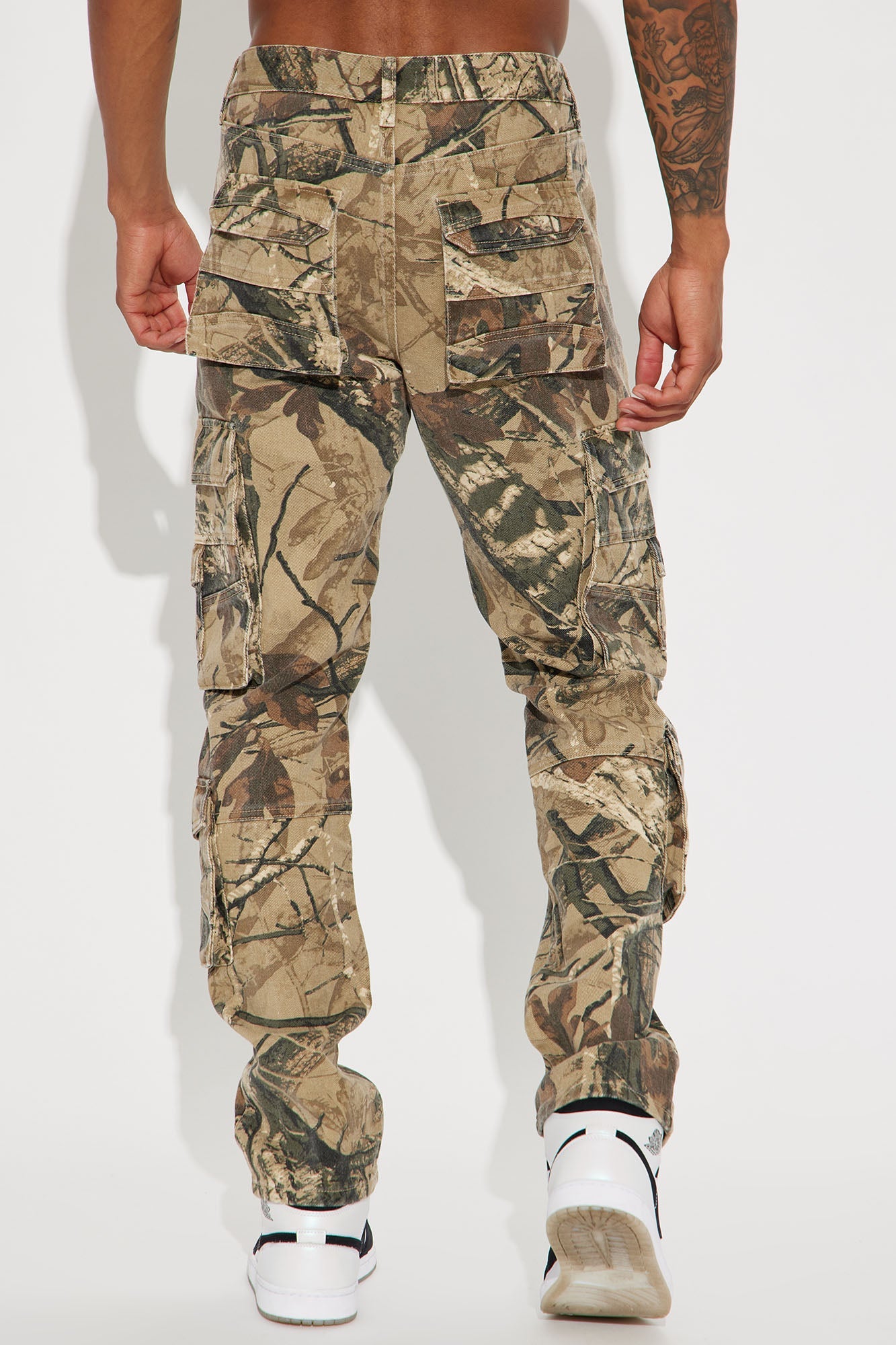 Never Too Many Pockets Cargo Slim Jeans - Camouflage