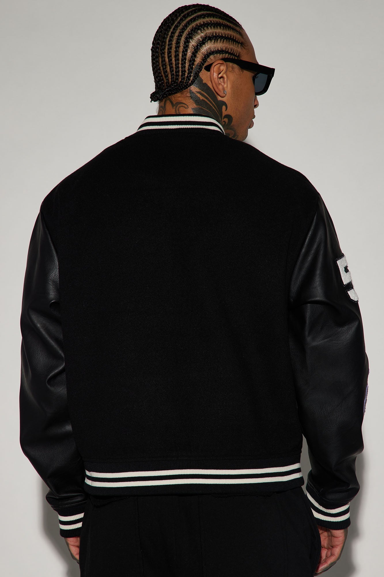 Spring Game Varsity Jacket - Black