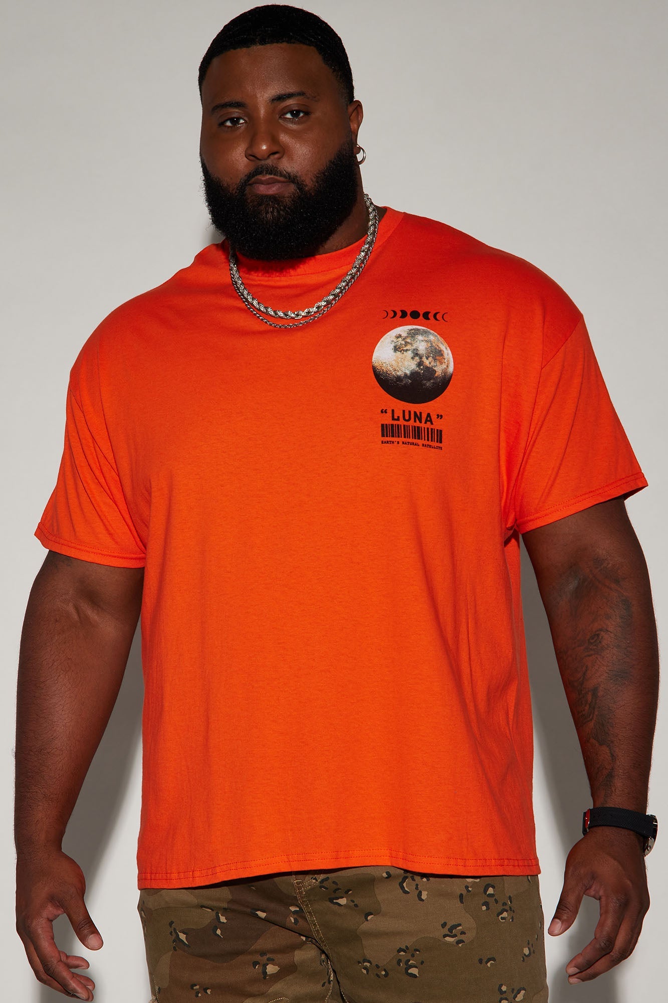Luna Short Sleeve Tee - Orange