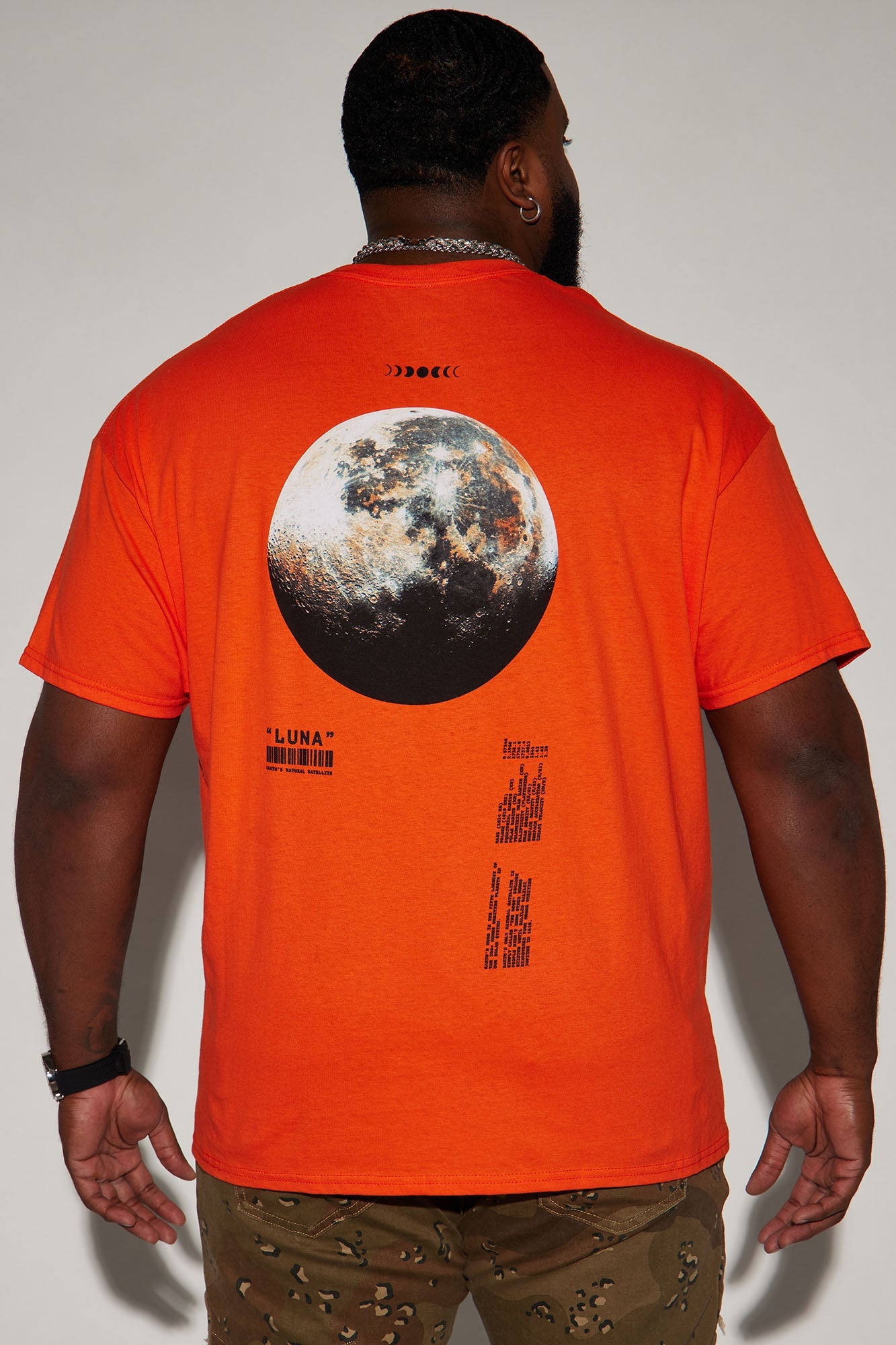 Luna Short Sleeve Tee - Orange