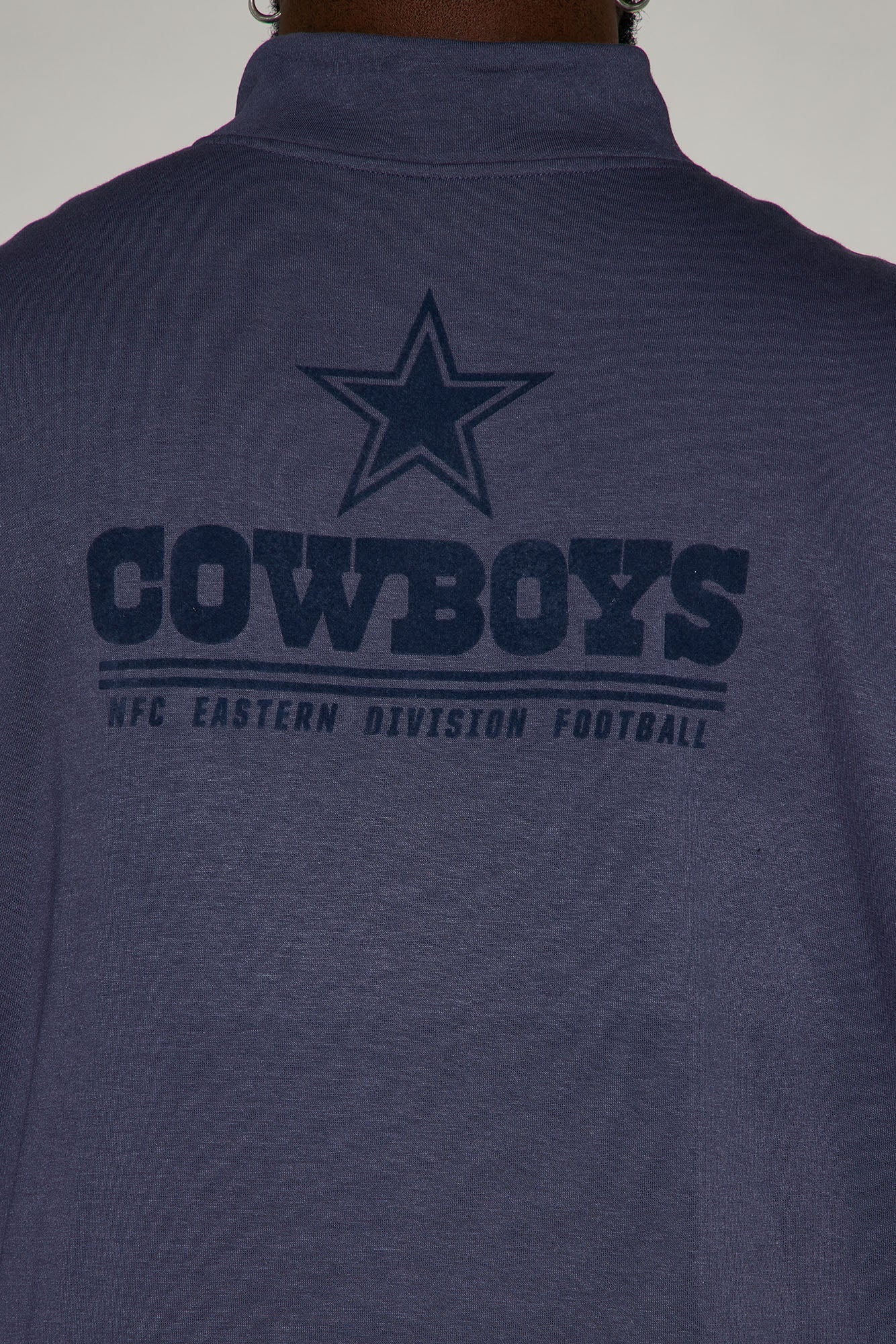Cowboys Essential Quarter Zip Sweatershirt - Navy/combo