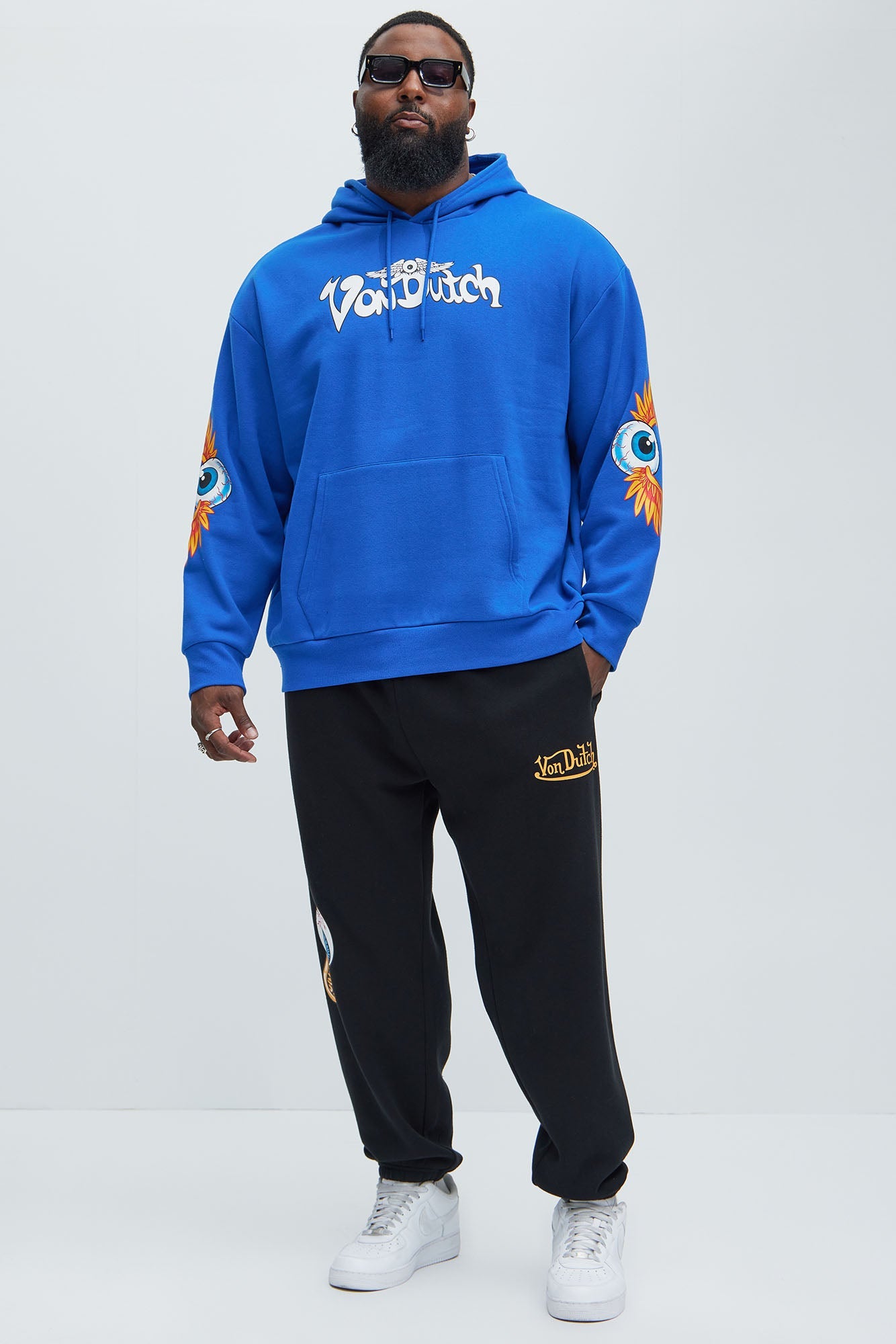 Von Dutch Flying Eye Hoodie - Royal