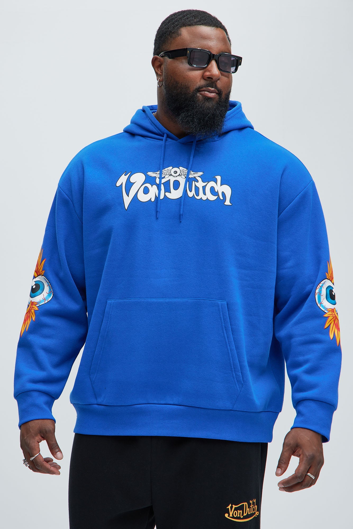 Von Dutch Flying Eye Hoodie - Royal