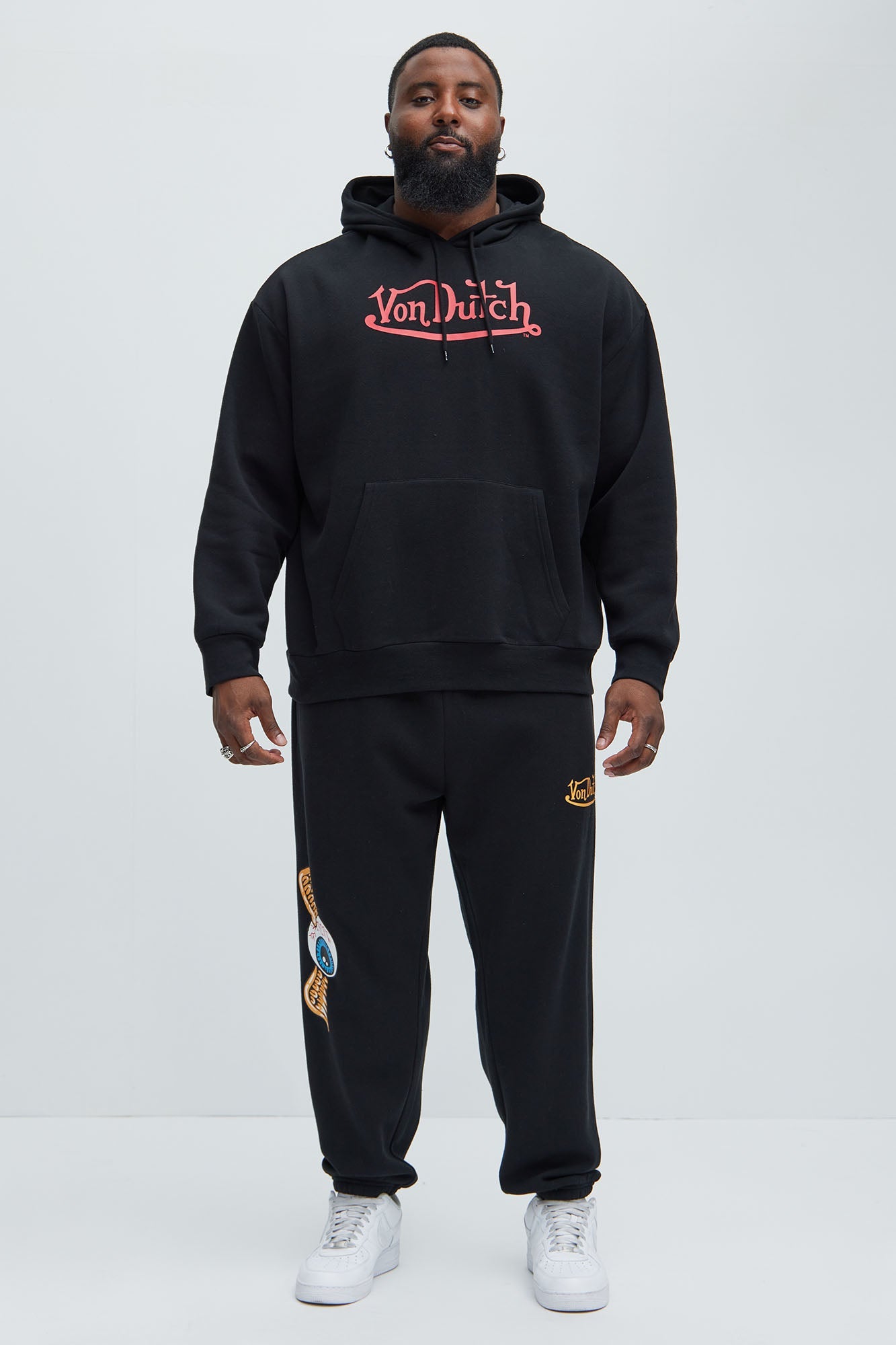 Von Dutch Street Hoodie - Black