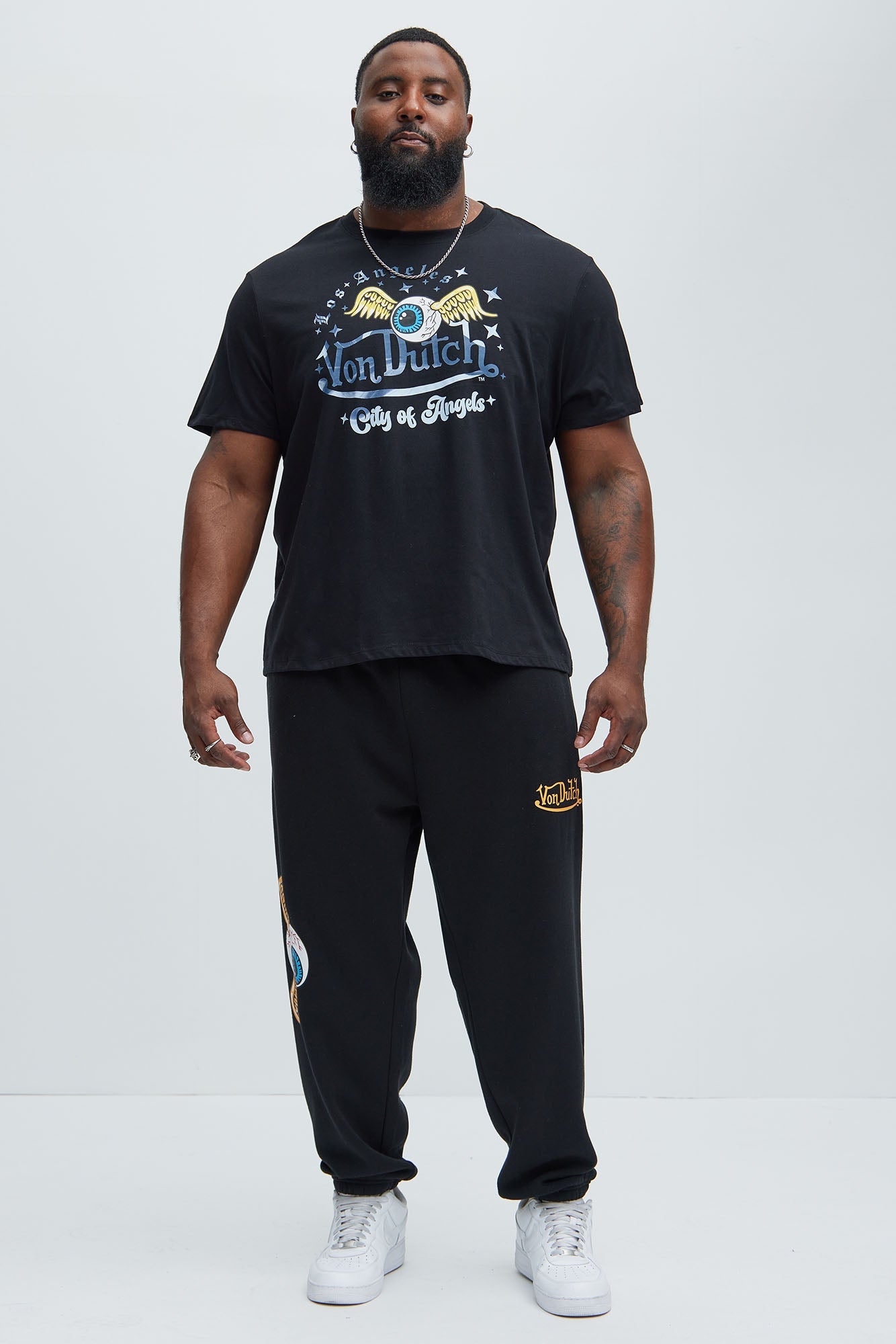 Von Dutch City Of Angels Short Sleeve Tee - Black