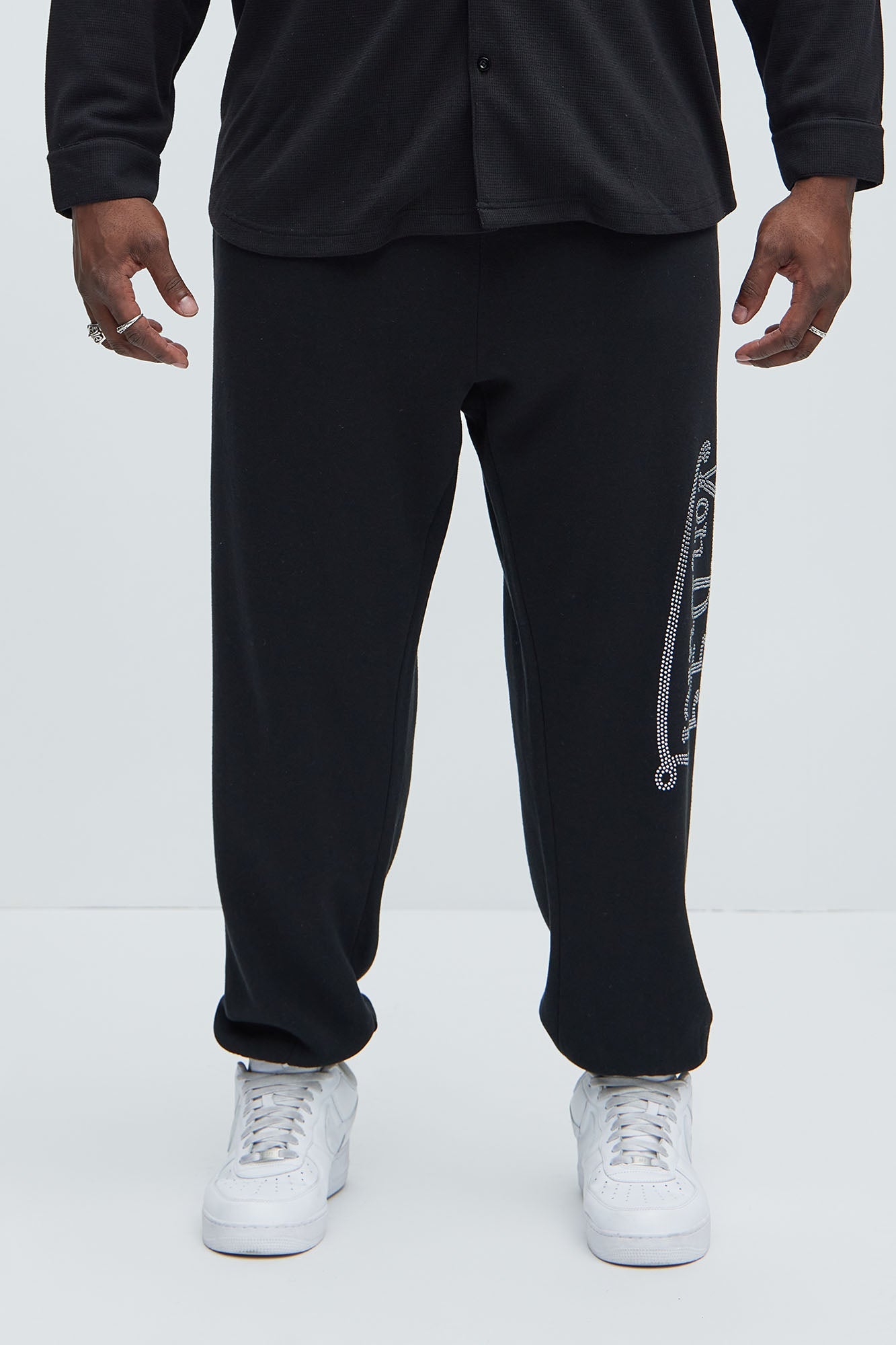 Von Dutch Bling Sweatpants - Black