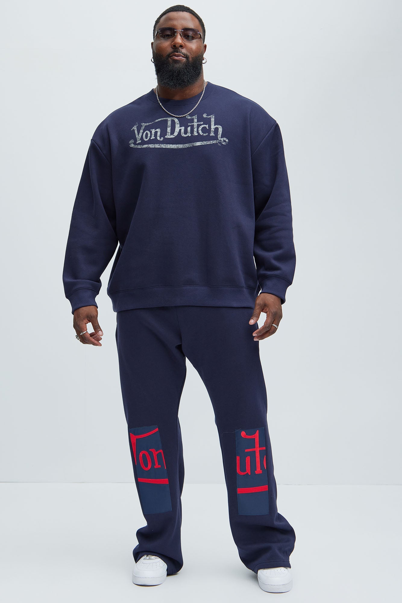 Von Dutch Crewneck Sweatshirt - Navy