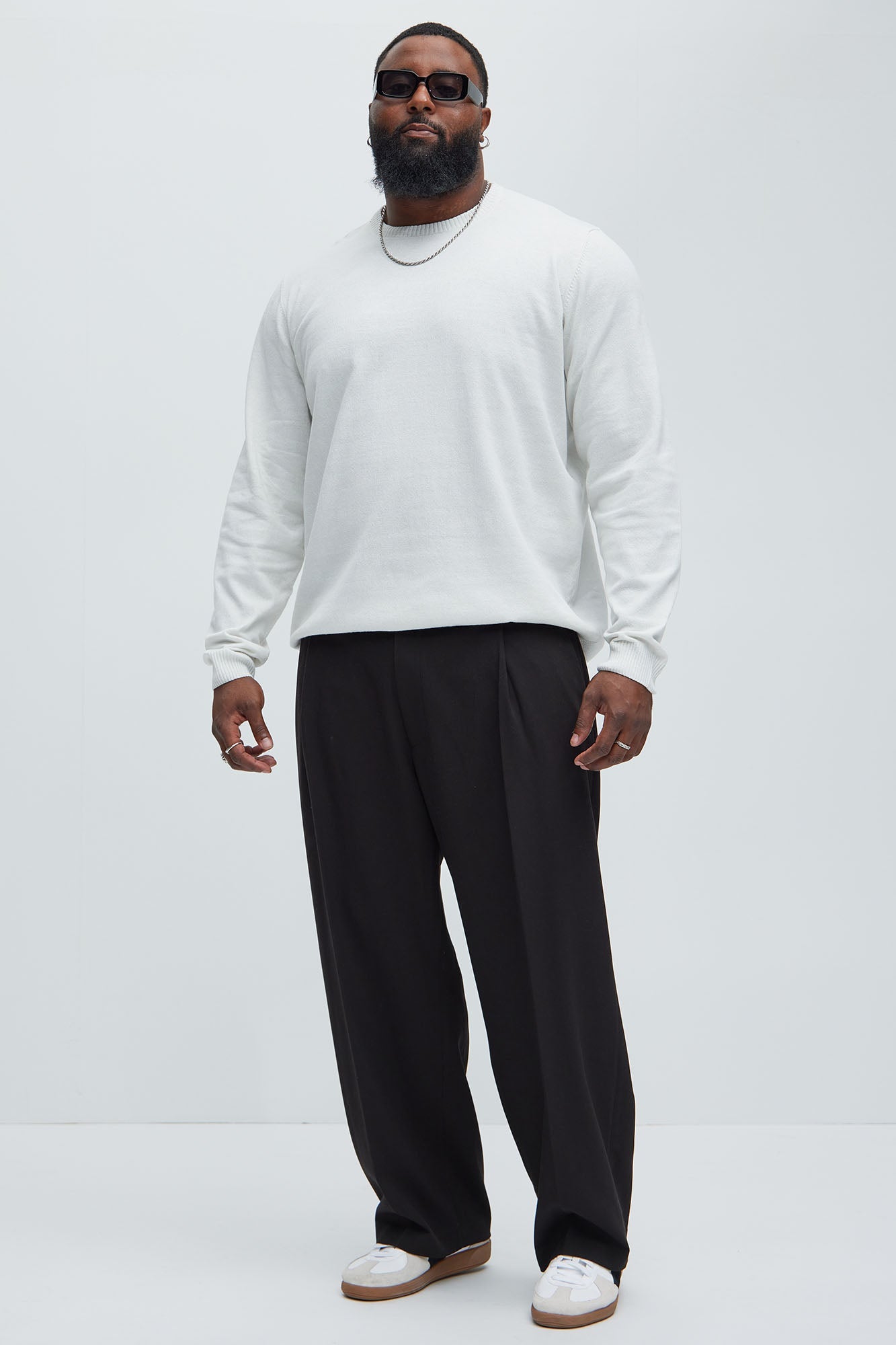 Cozy and Cool Crewneck Sweater - Off White