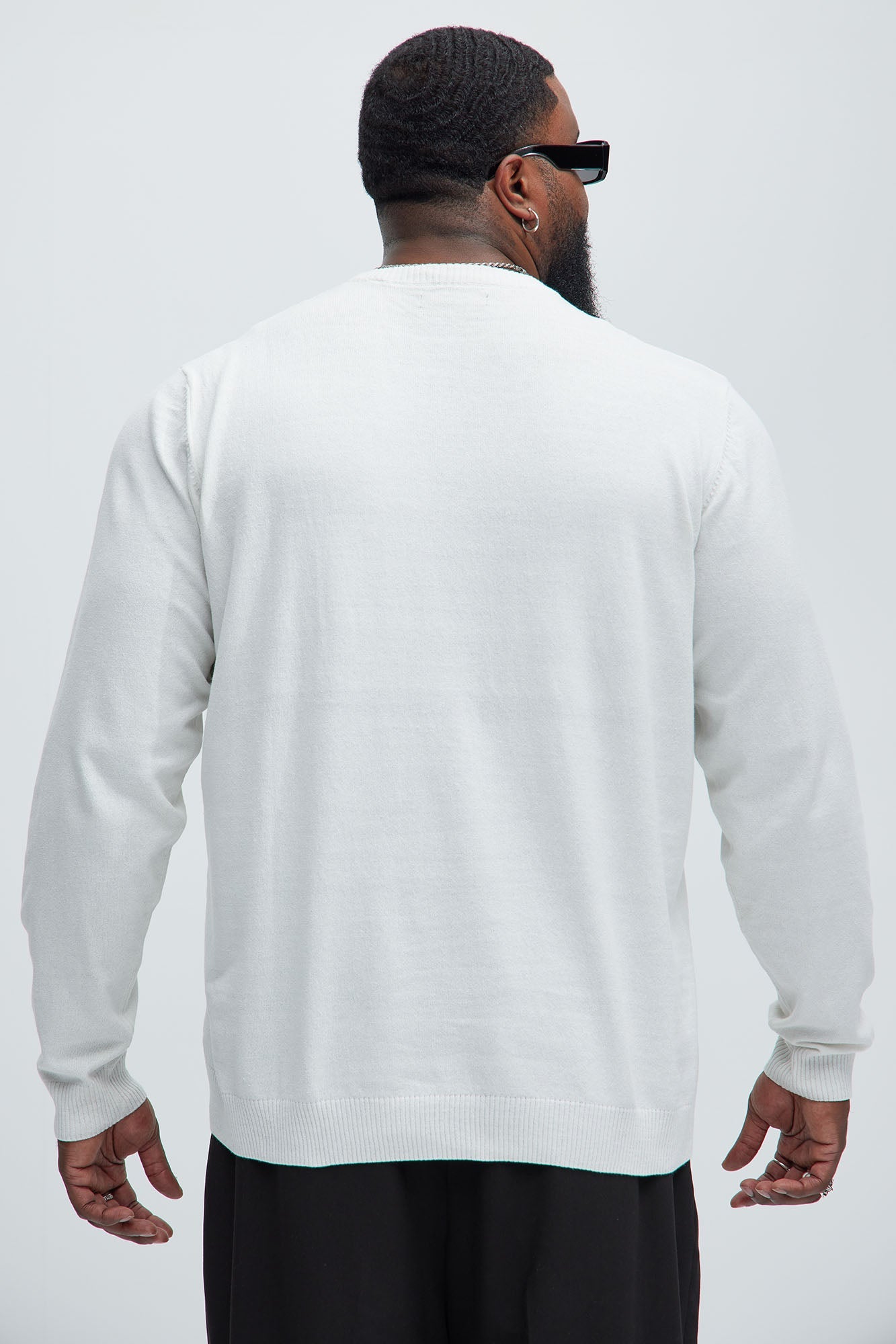 Cozy and Cool Crewneck Sweater - Off White