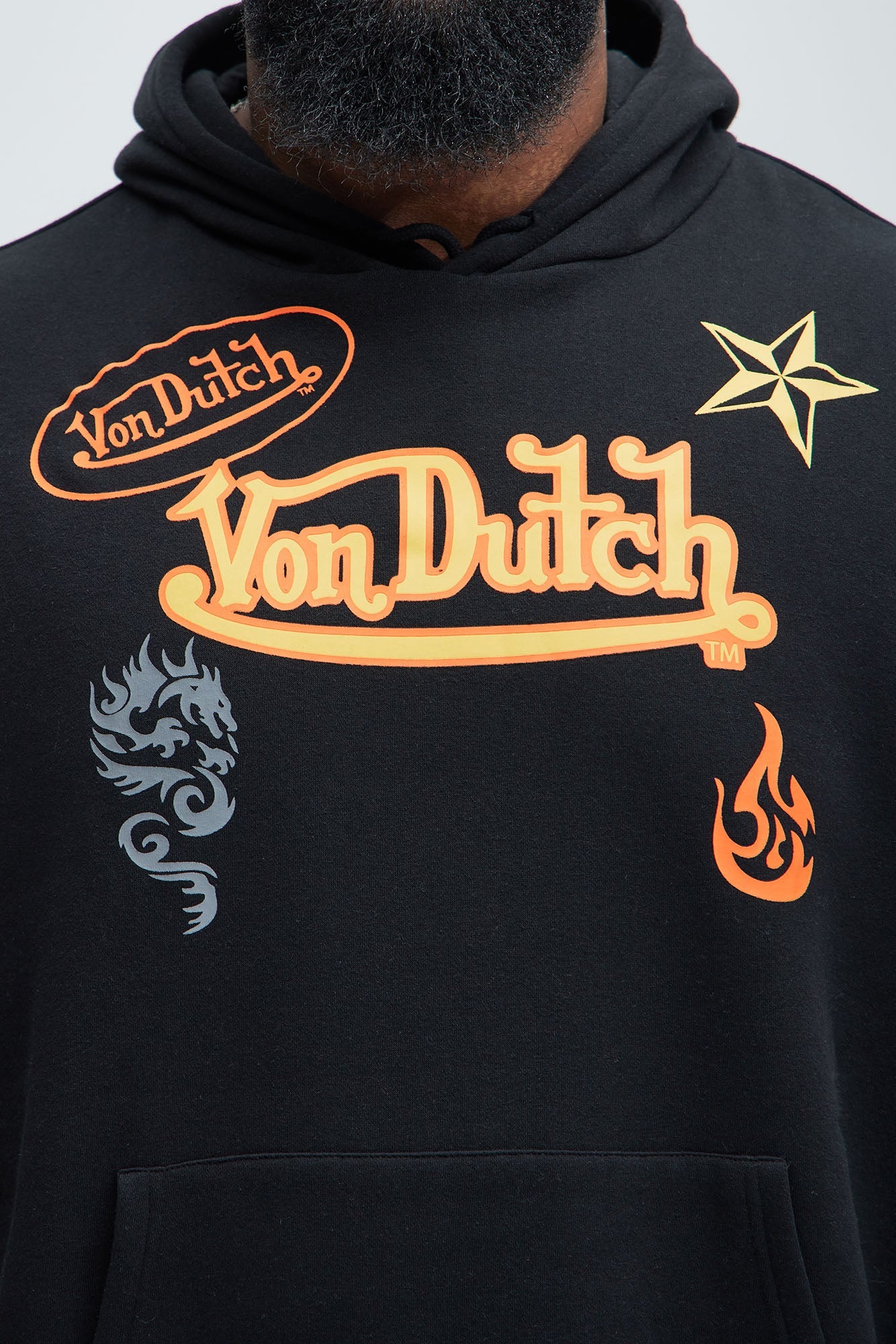 Von Dutch Star Hoodie - Black