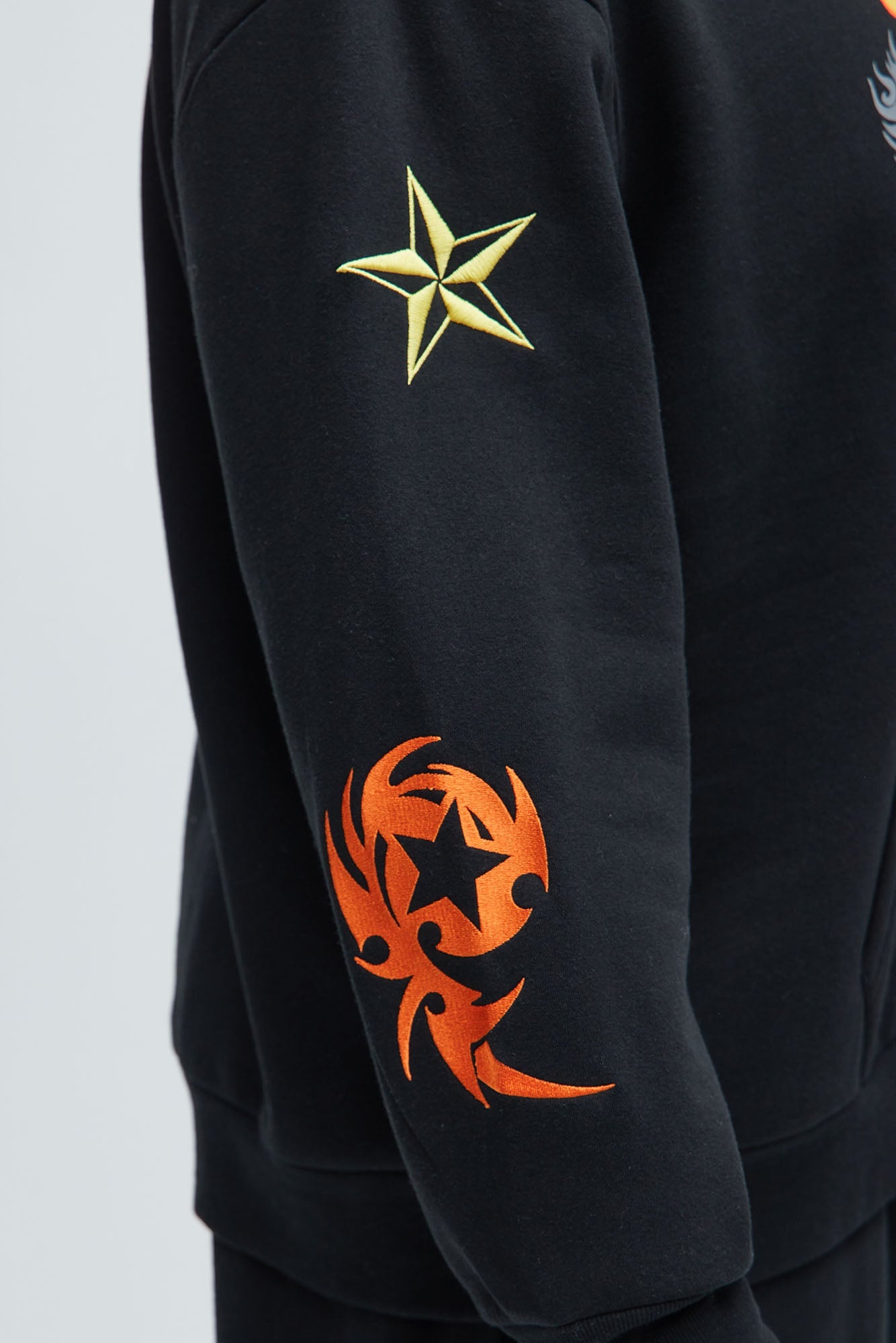 Von Dutch Star Hoodie - Black