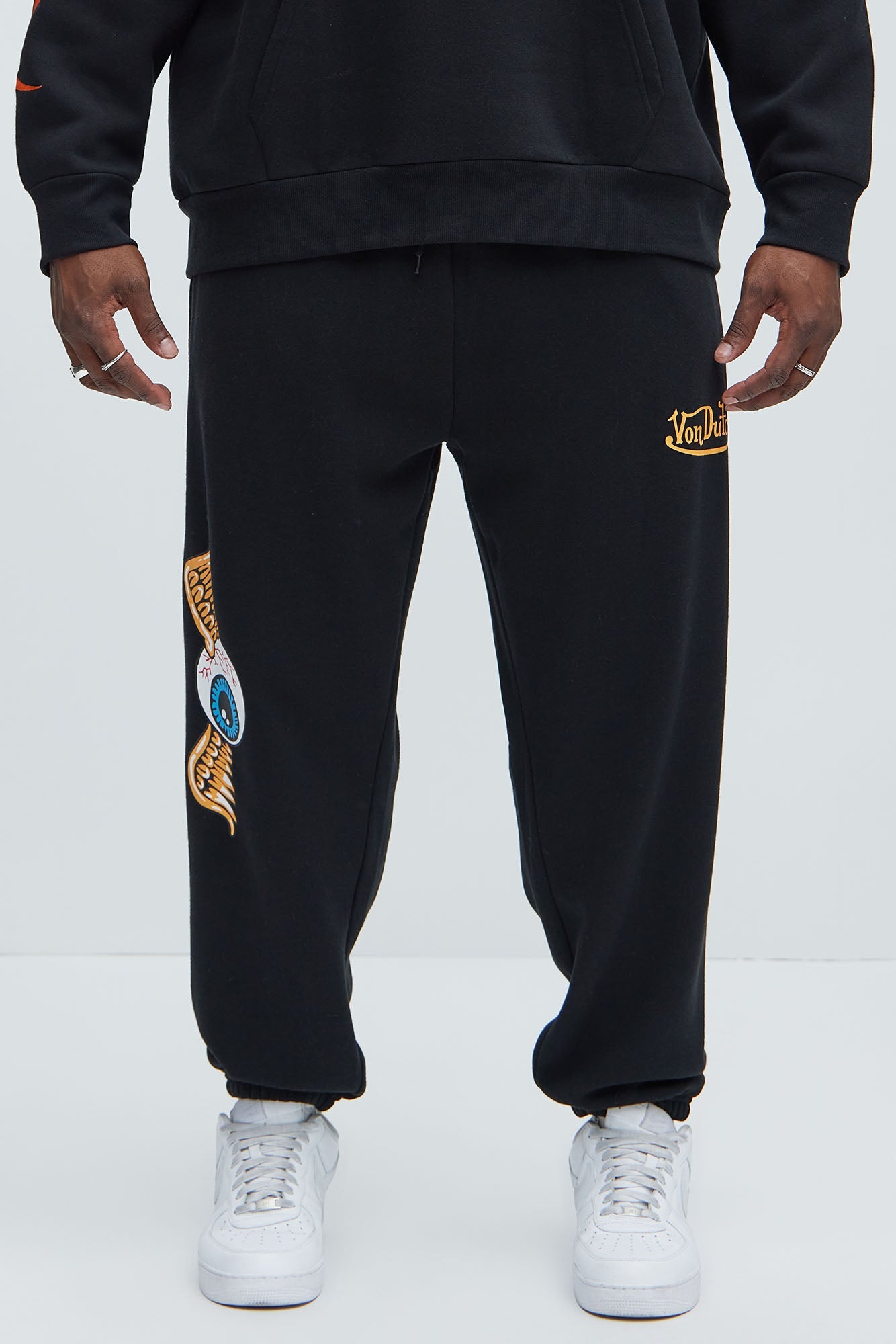 Von Dutch Lost Angels Sweatpants - Black
