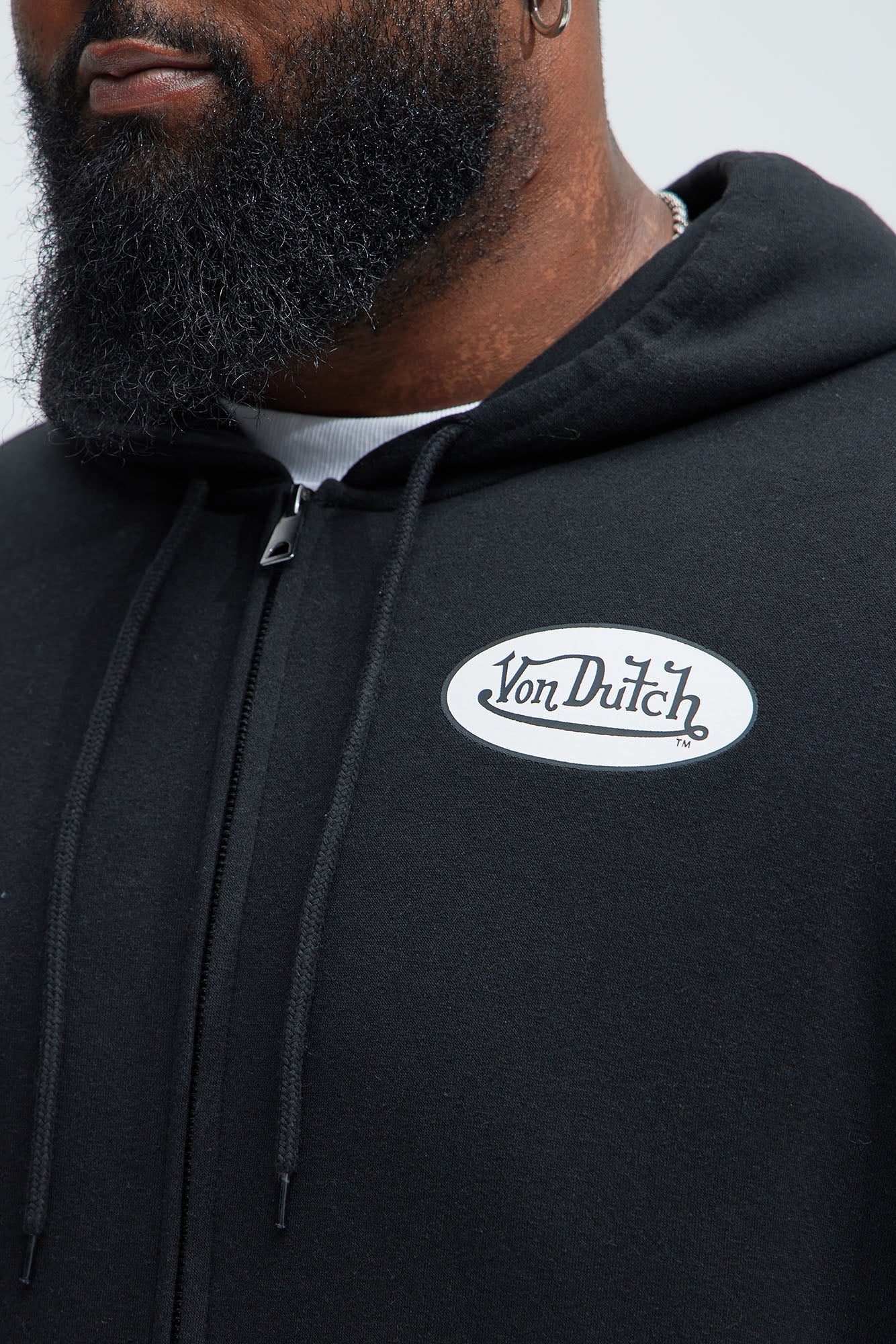Von Dutch Gold Wings Hoodie - Black