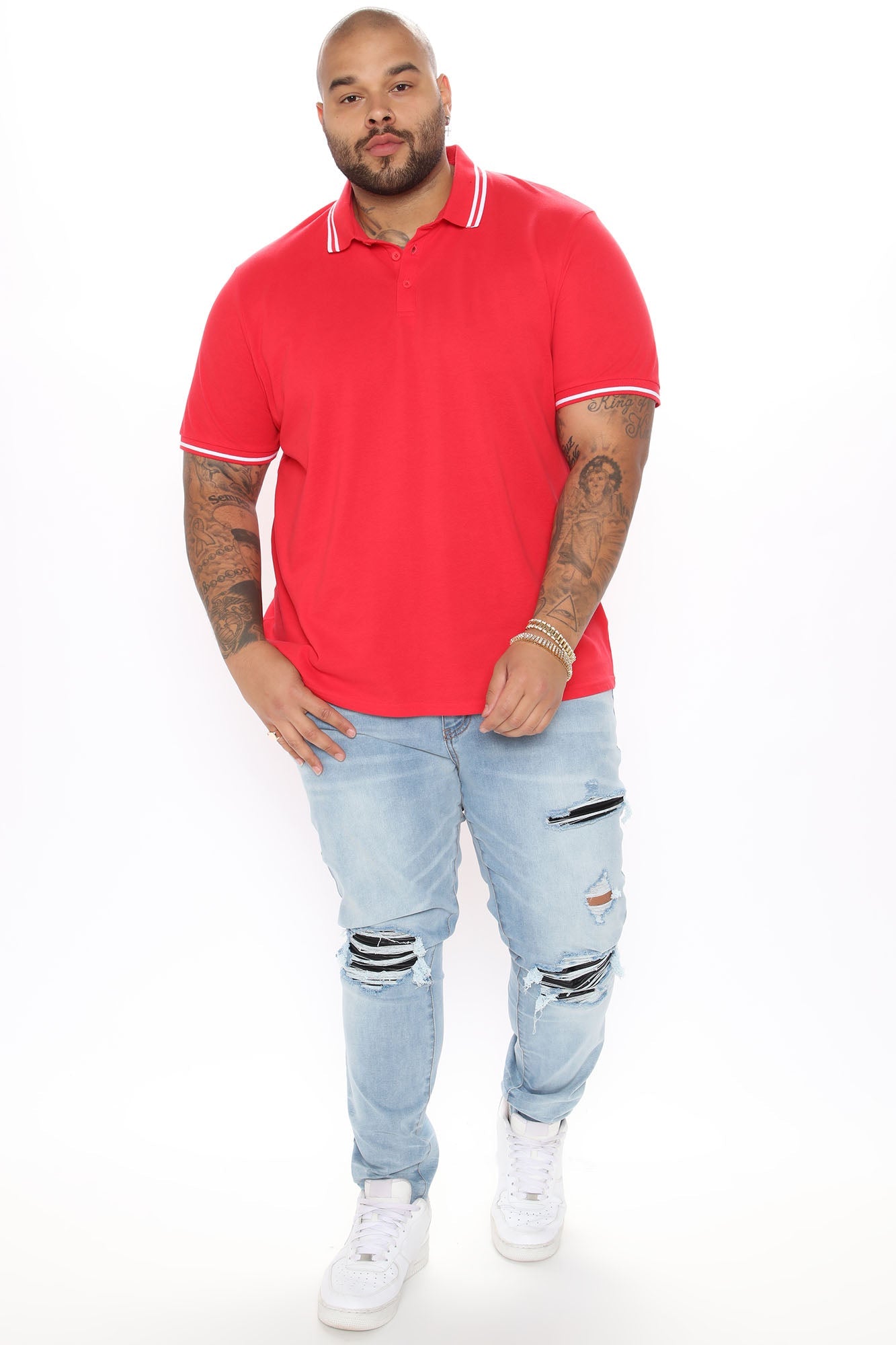 Wilson Short Sleeve Polo - Red