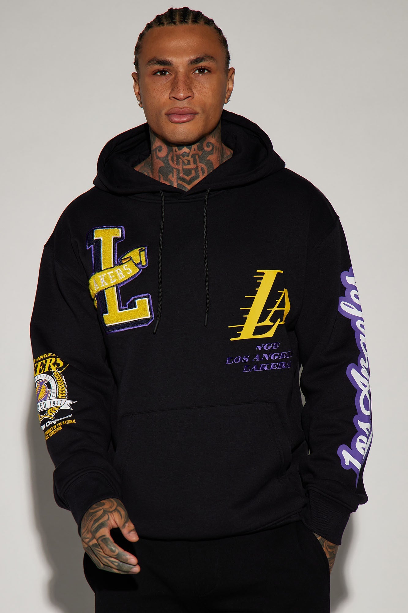 Lakers Campus Hoodie - Black