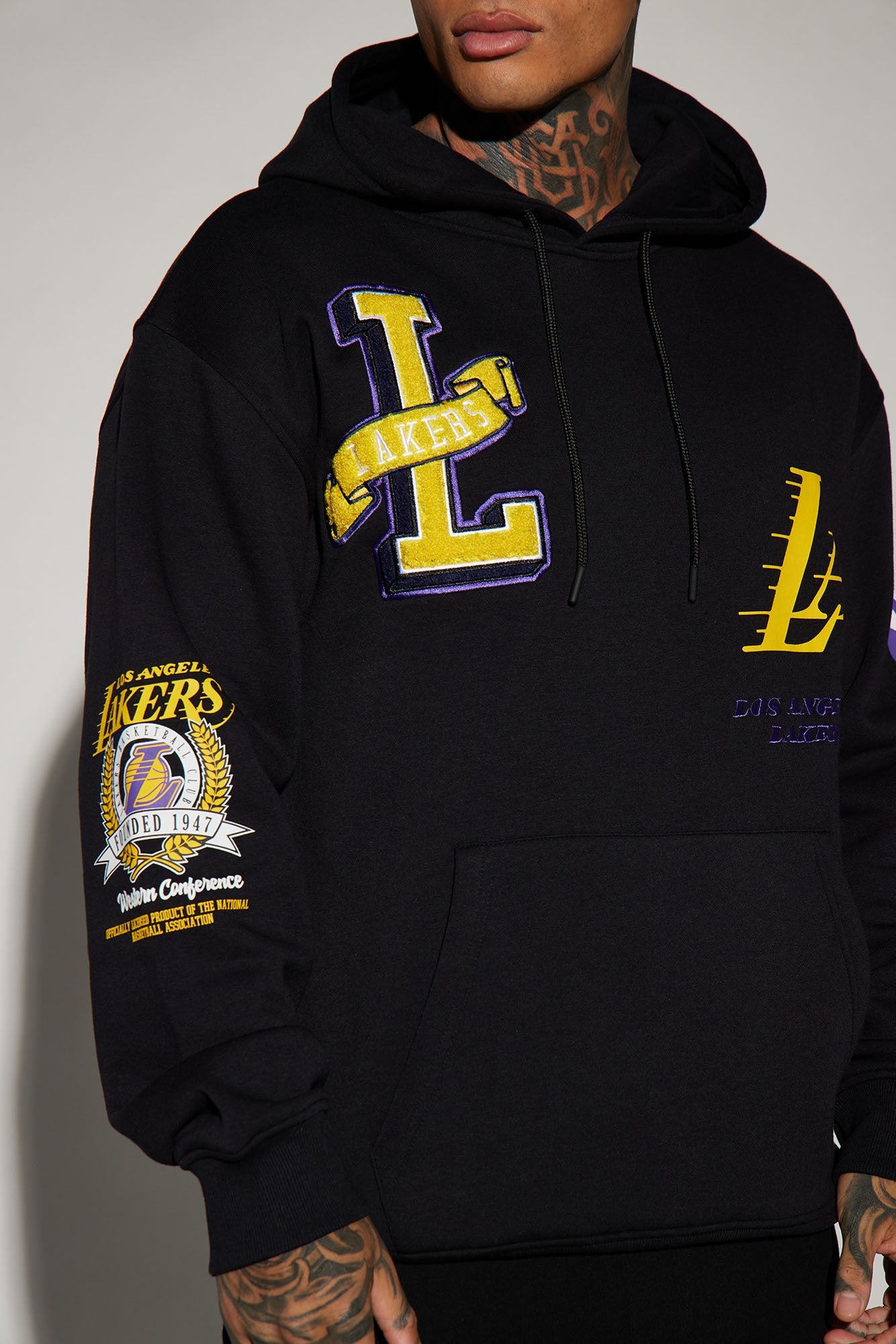 Lakers Campus Hoodie - Black