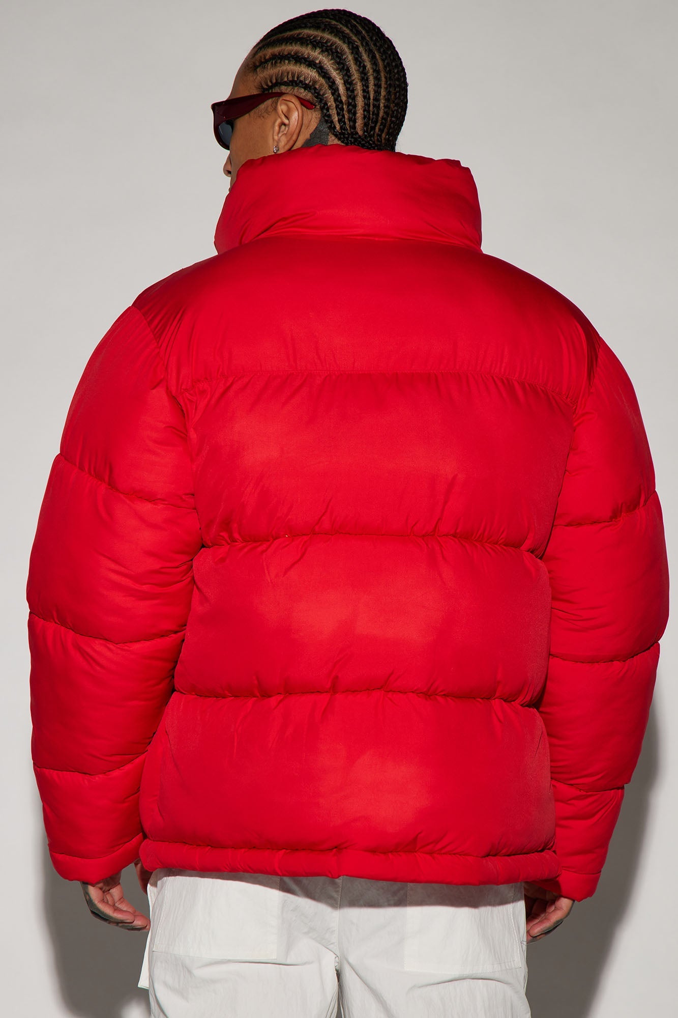 Nothing Compares Puffer Jacket - Red