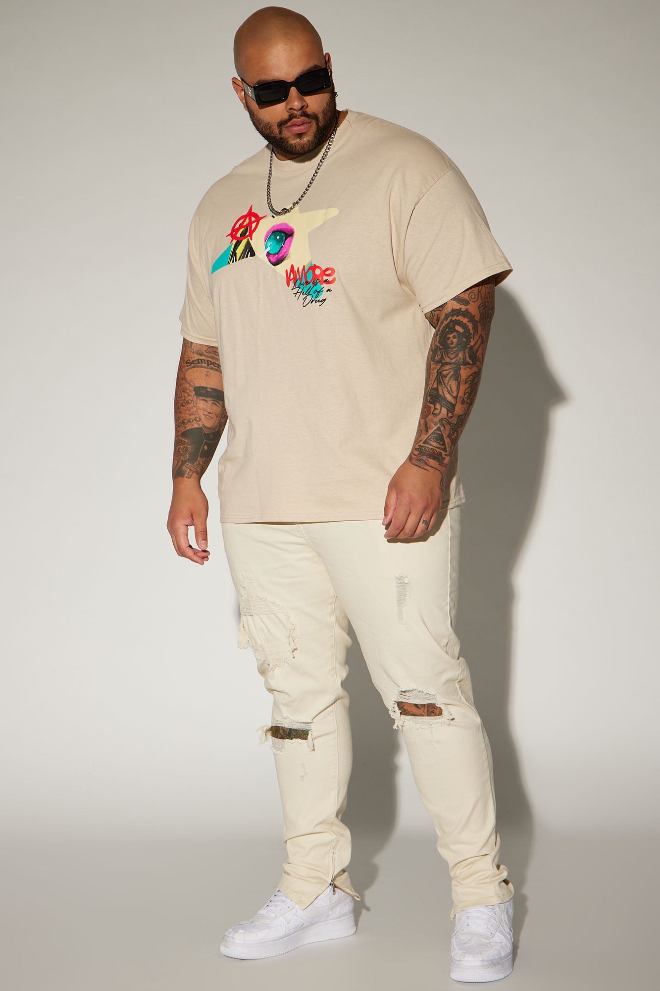 Point Of View Skinny Jeans - Off White