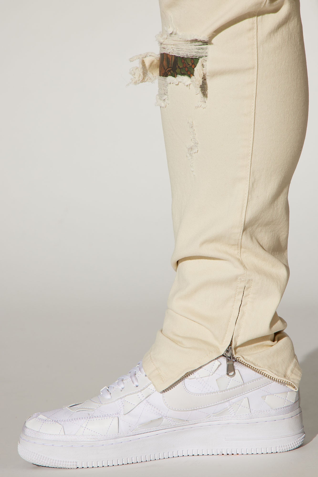 Point Of View Skinny Jeans - Off White
