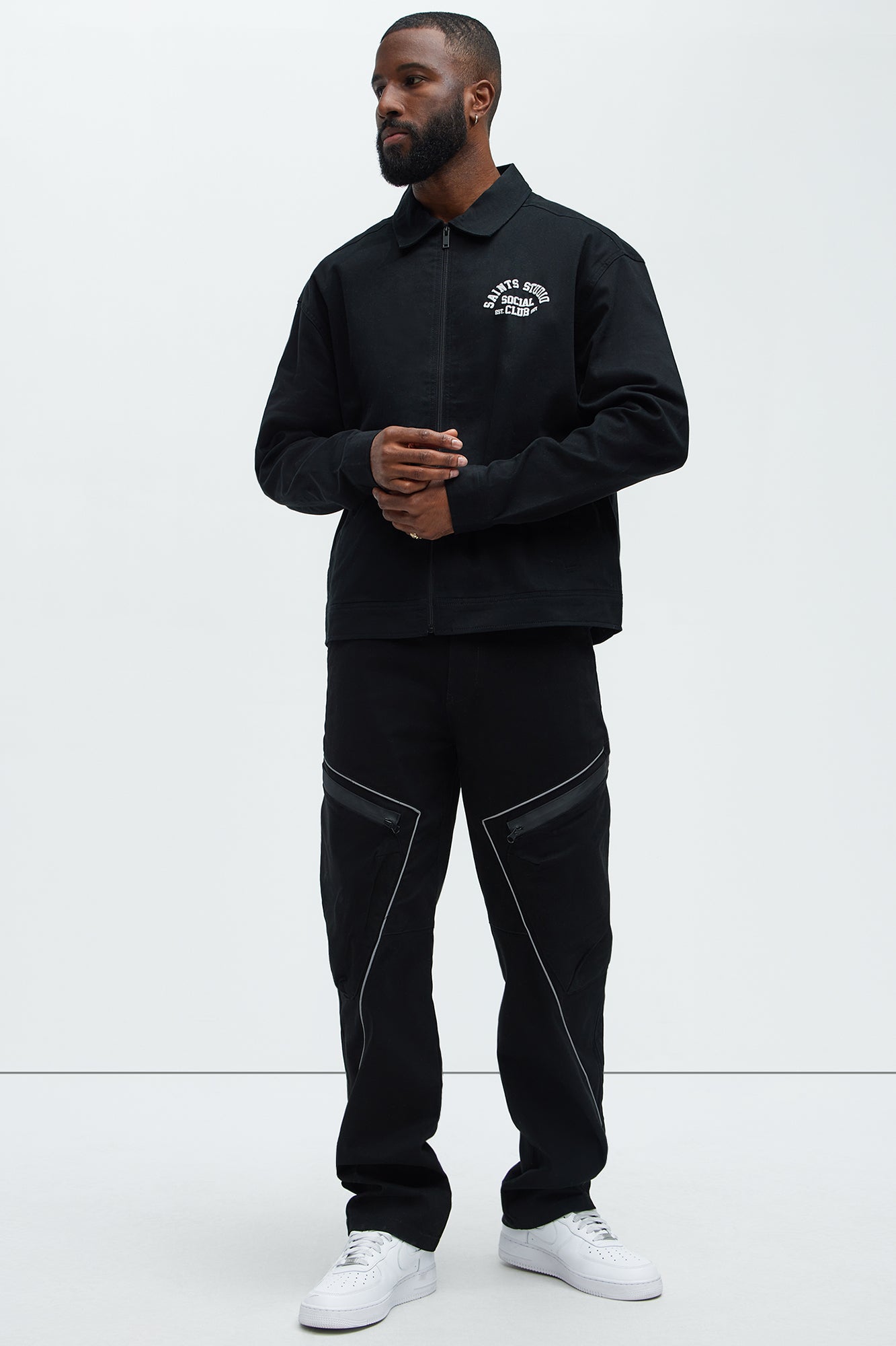 Word On The Street Utility Pants - Black