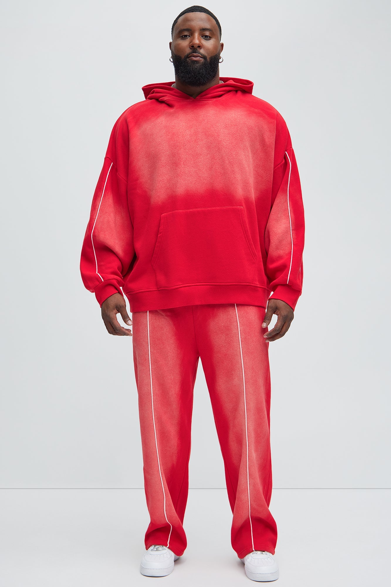 Tyson Just Go With It Straight Sweatpants - Red