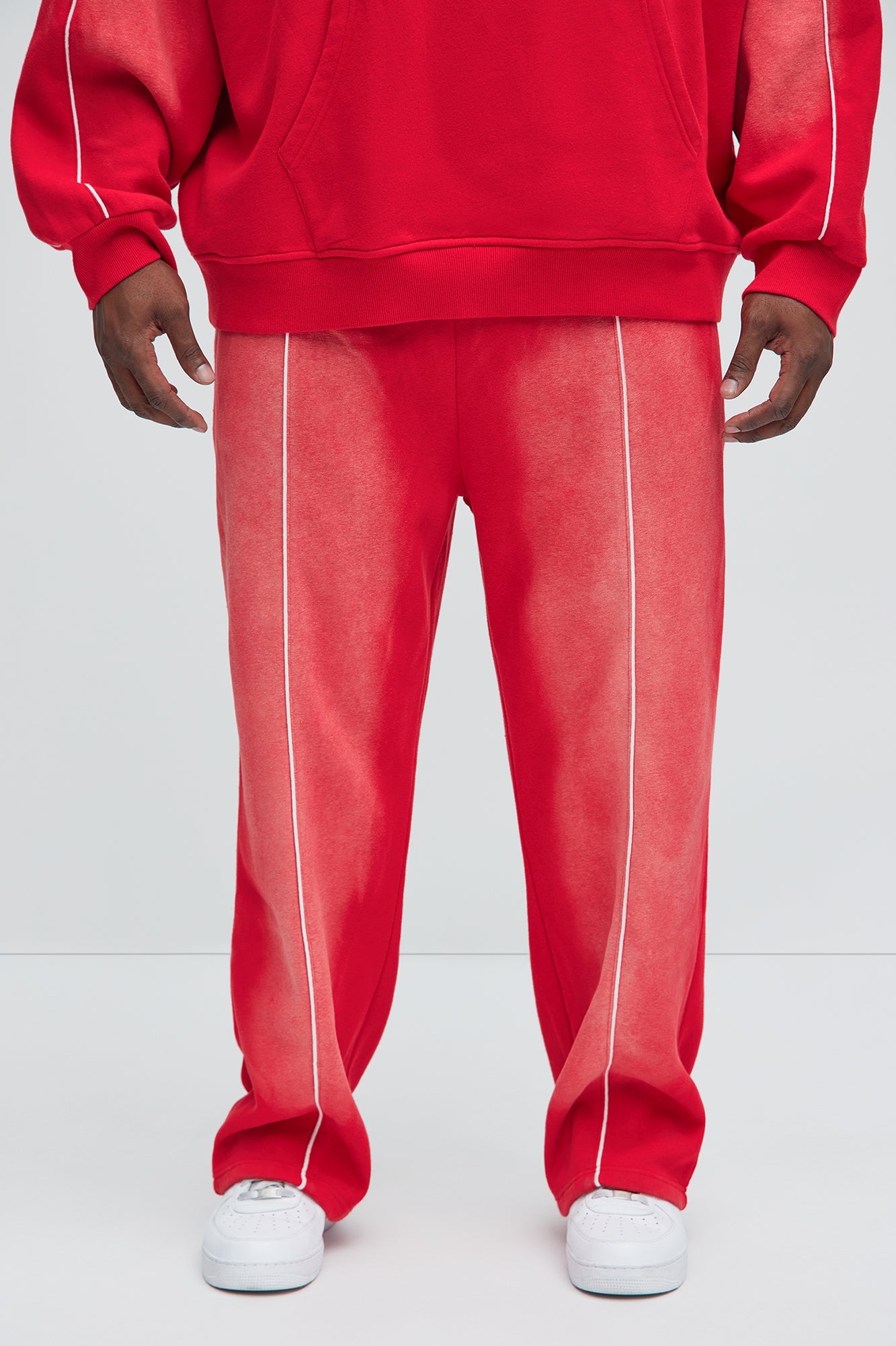 Tyson Just Go With It Straight Sweatpants - Red