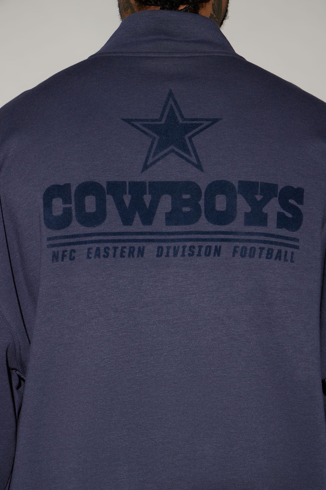 Cowboys Essential Quarter Zip Sweatershirt - Navy/combo