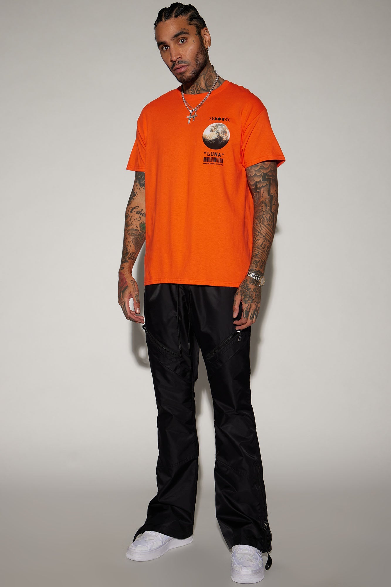 Luna Short Sleeve Tee - Orange