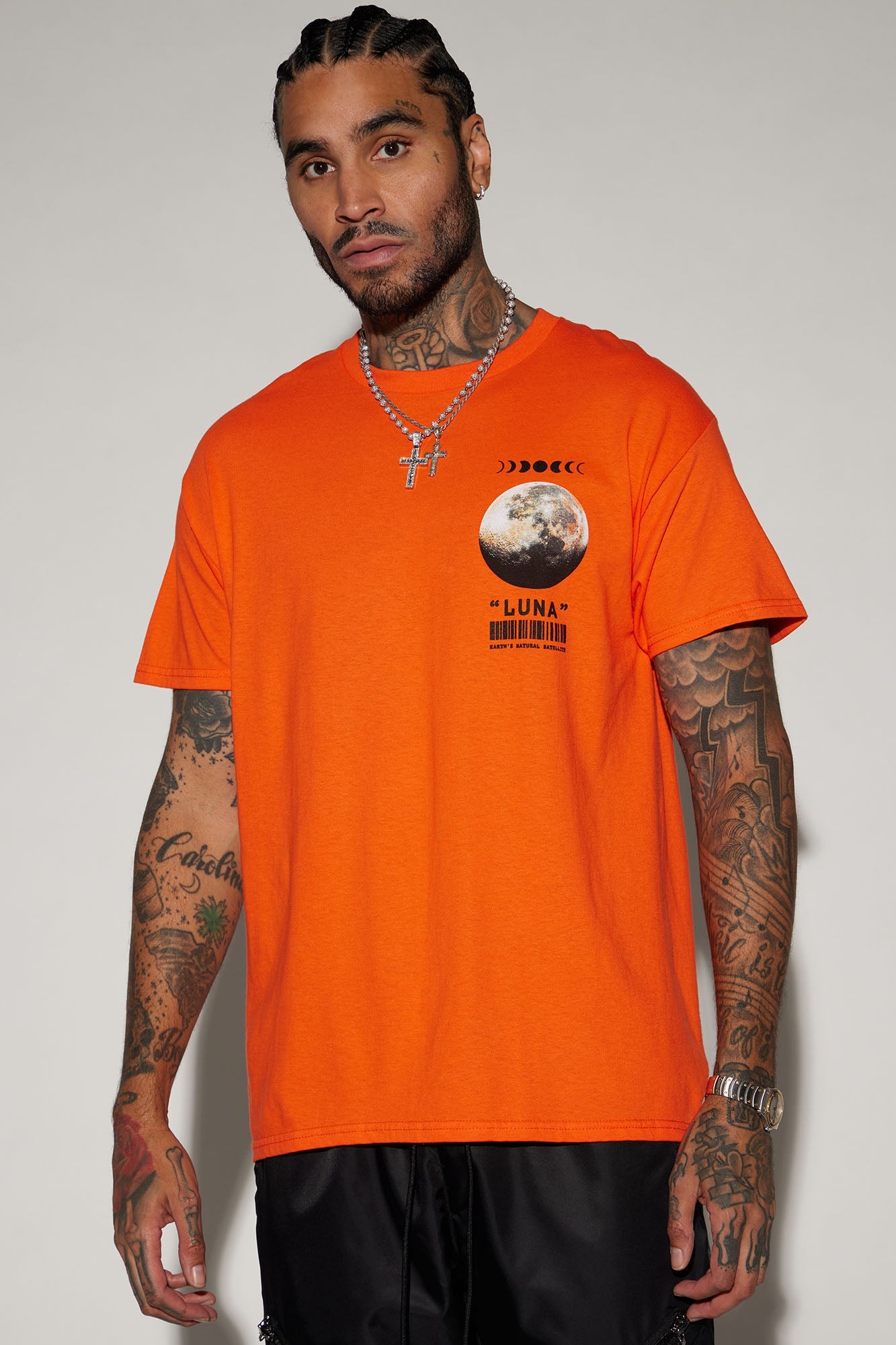 Luna Short Sleeve Tee - Orange