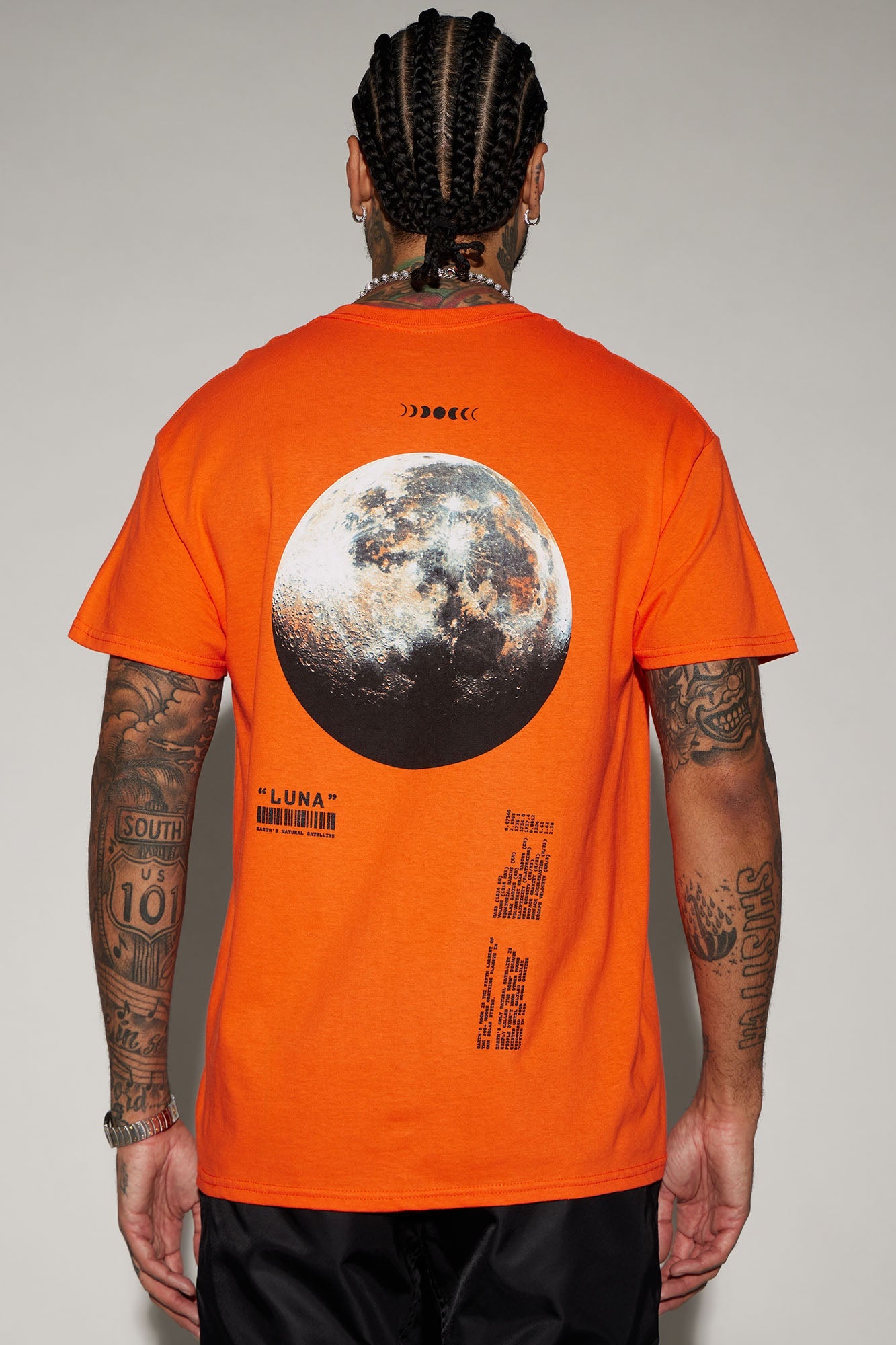Luna Short Sleeve Tee - Orange